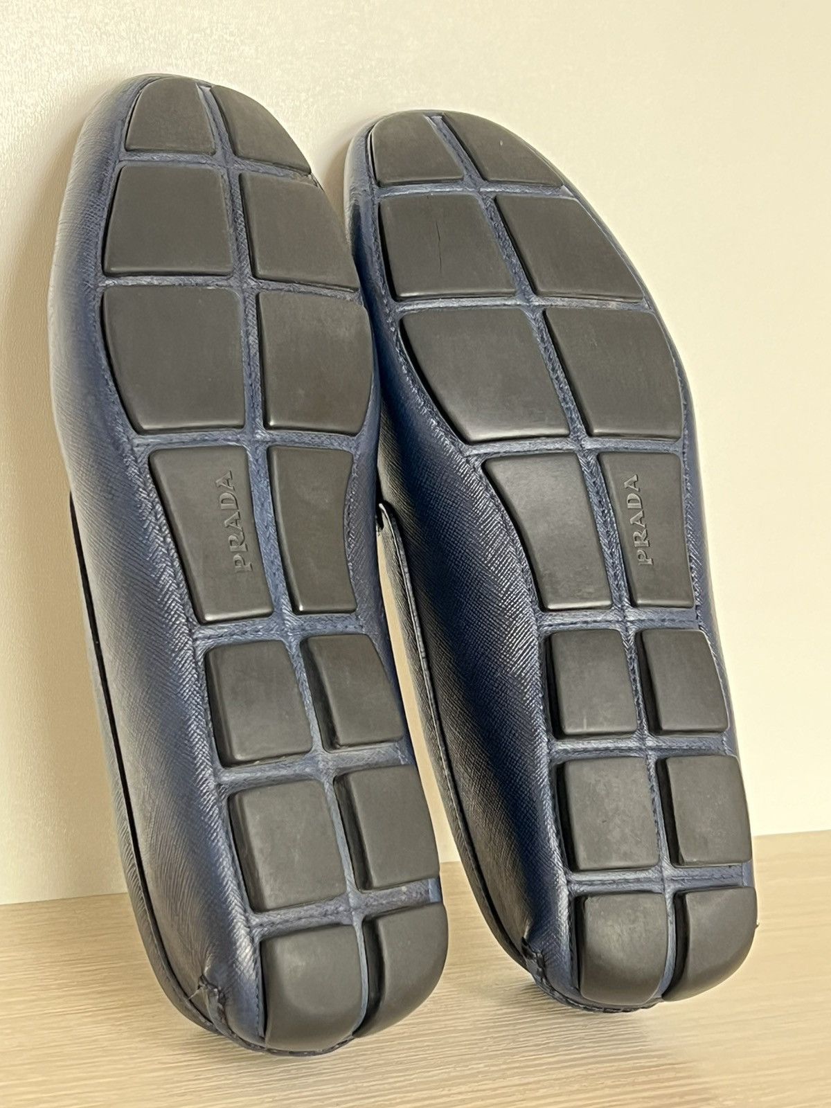 Prada Prada Saffiano Bi-Color Driving Loafers 2DD001 Size US 9.5 / EU 42-43 - 17 Thumbnail
