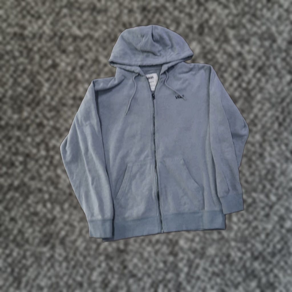 Vans VANS Hoodie Men’s Medium Gray Full Zip Hoodie Long Sleeve Size US M / EU 48-50 / 2 - 1 Thumbnail