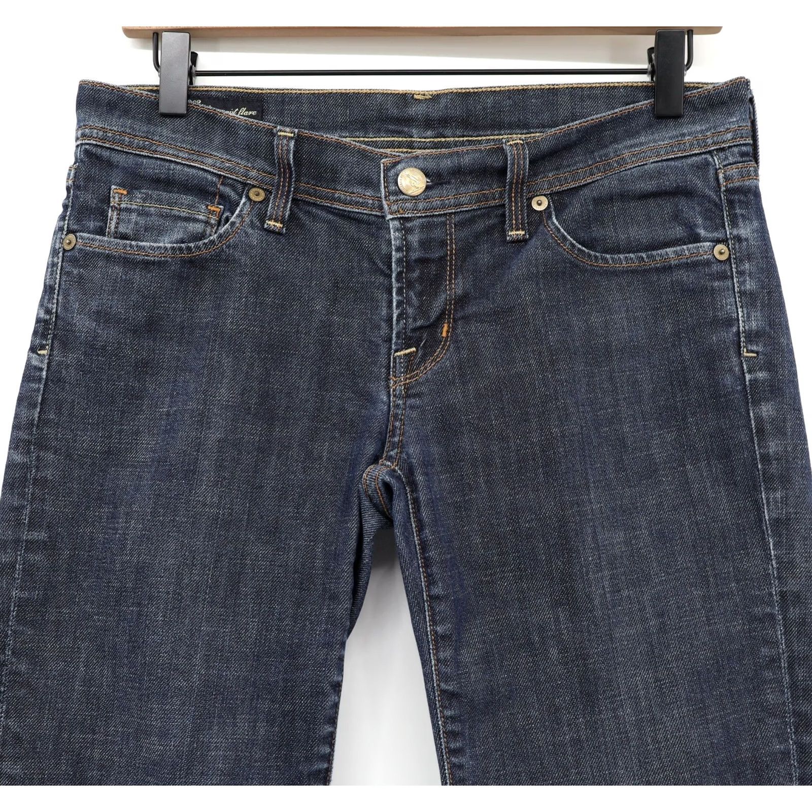 Citizens Of Humanity Citizens of Humanity Jeans Flared 29 Regular Blue Cotton Elastane 5-Pocket Rise 7" Inseam 27.5" Vintage No Women XS-XL? (Oops) Size ONE SIZE - 3 Thumbnail