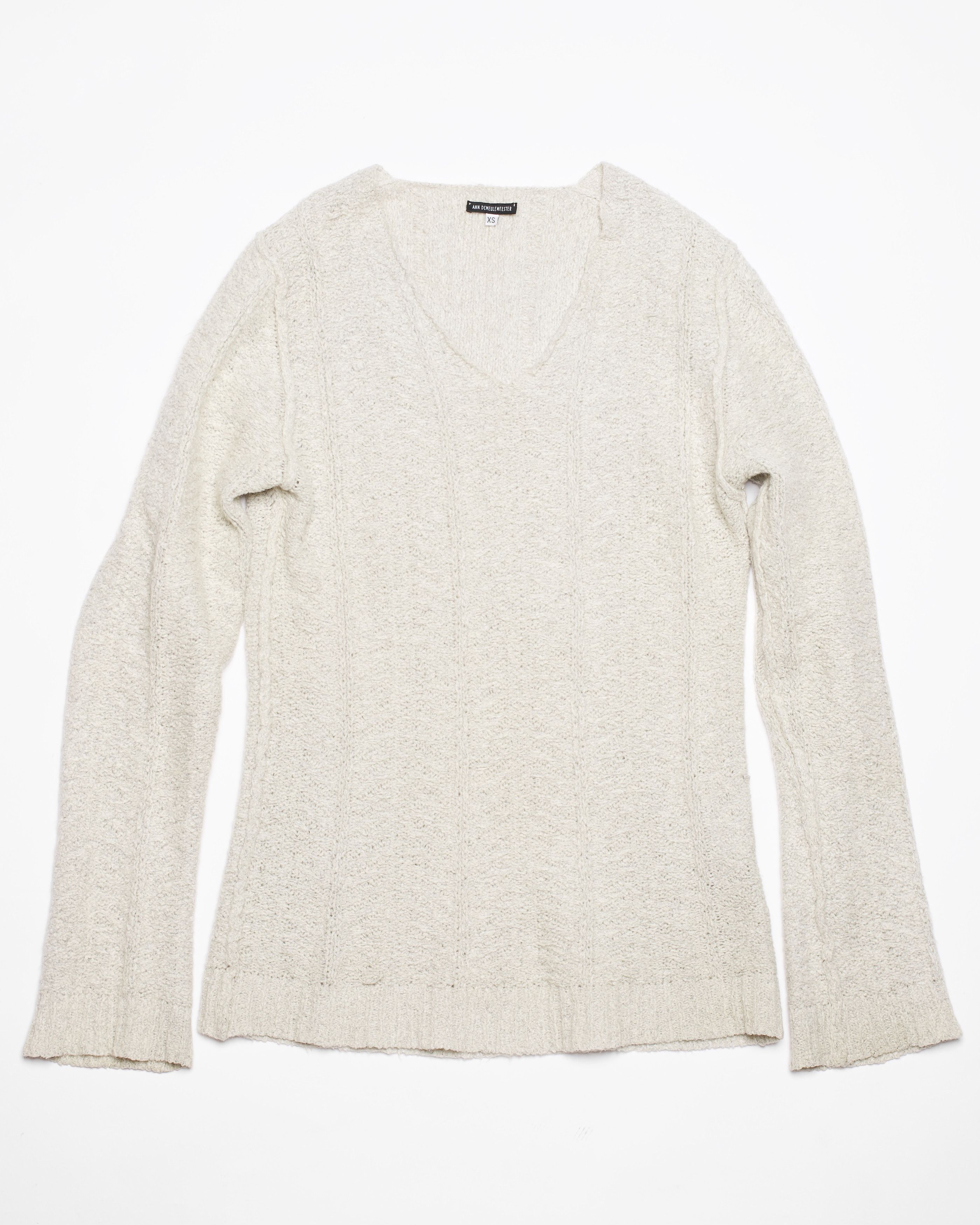 Ann Demeulemeester Ann Demeulemeester AW06/07 Mohair V-Neck Knit Size US S / EU 44-46 / 1 - 1 Thumbnail