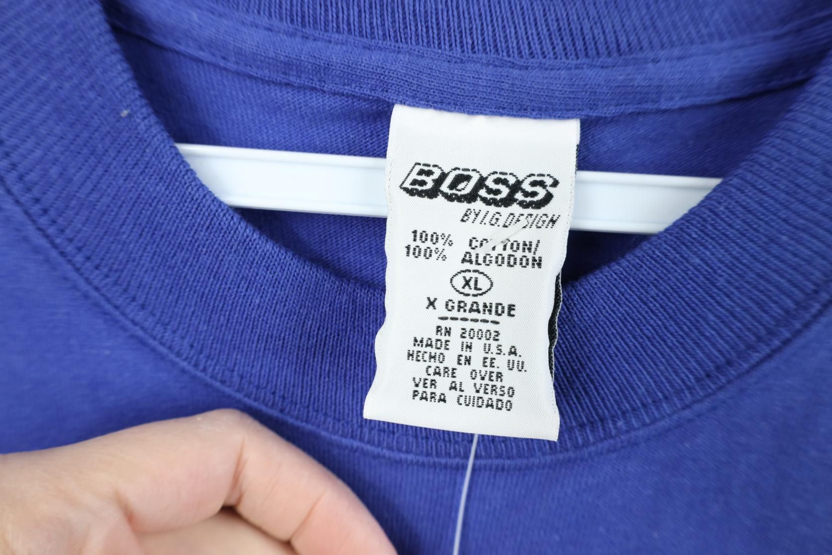 Vintage Deadstock Vintage 90s Y2K Boss Streetwear Japan T-Shirt Size US XL / EU 56 / 4 - 6 Thumbnail