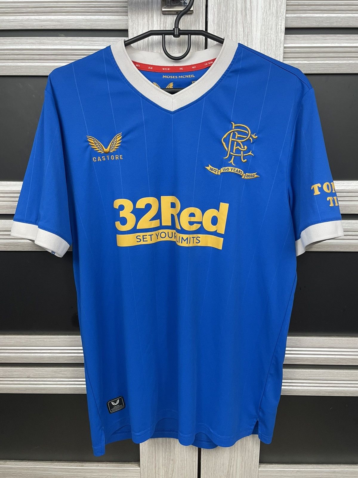 Castore Glasgow Rangers 2021/2022 Castore Soccer Jersey Fotball Kit Size US L / EU 52-54 / 3 - 1 Thumbnail