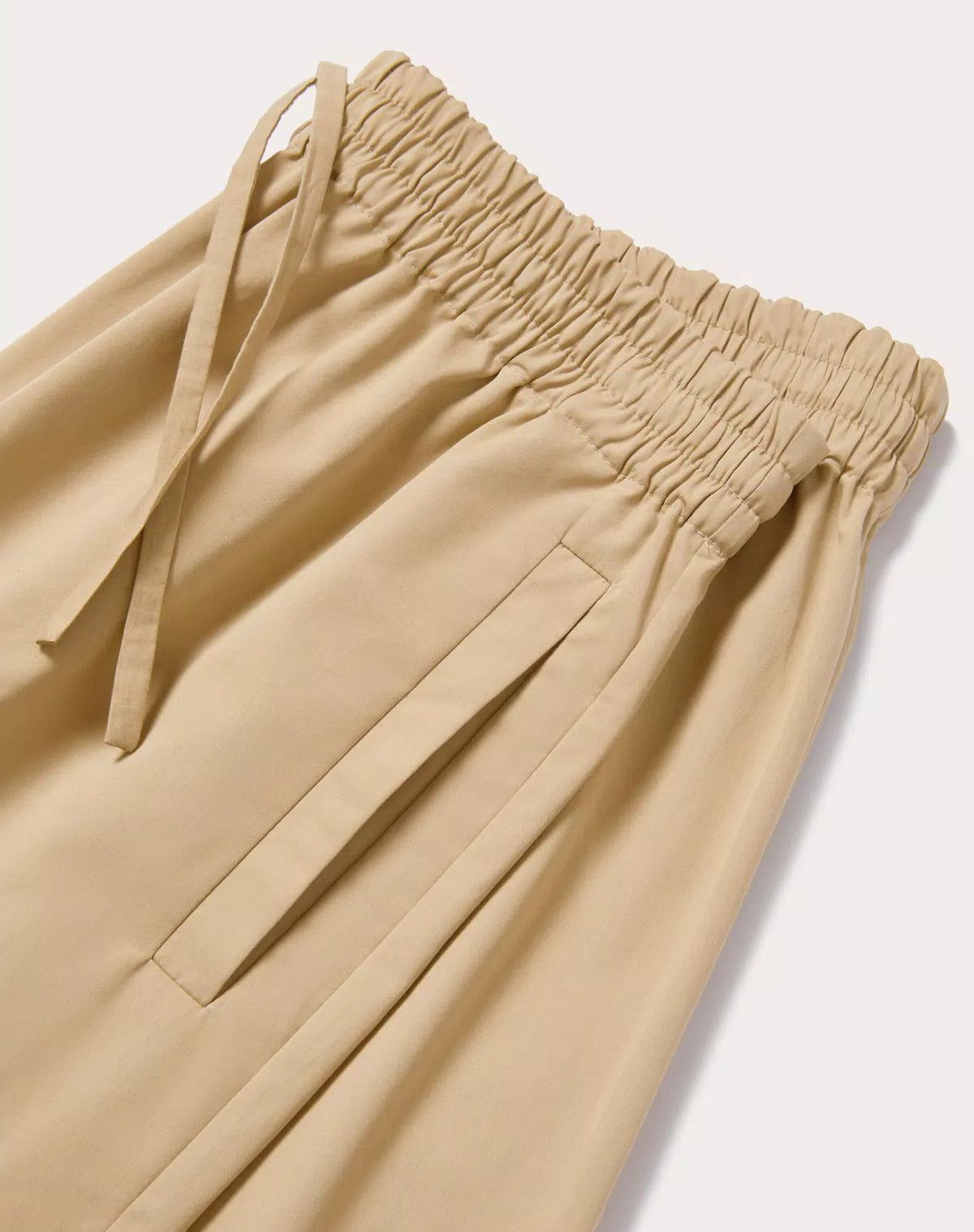 Valentino oc11z0725 Cotton Popeline Bermuda Shorts in Beige Size US 30 / EU 46 - 5 Thumbnail