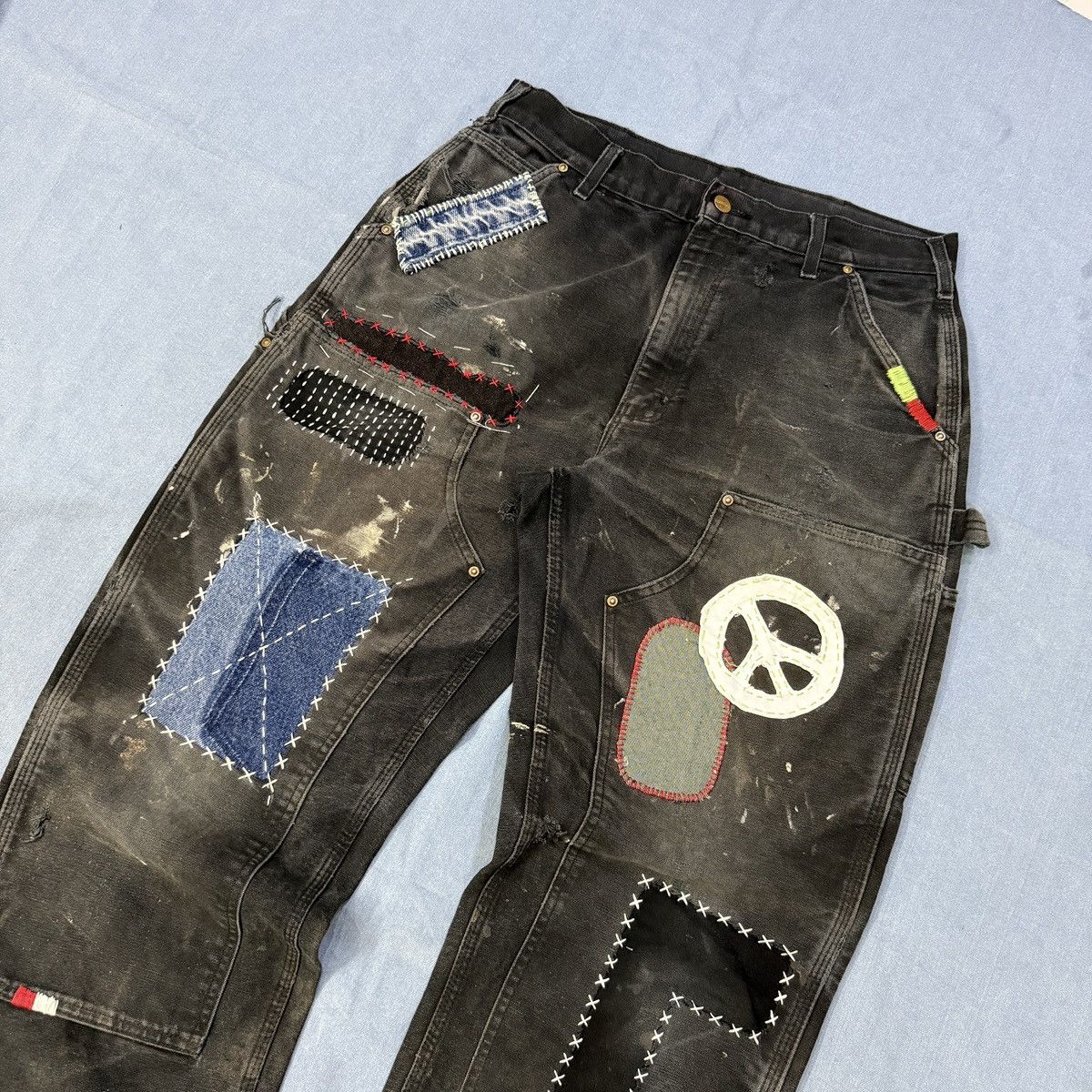 Carhartt Japanese Sashiko Carhartt Double Knee Denim Size US 32 / EU 48 - 2 Thumbnail