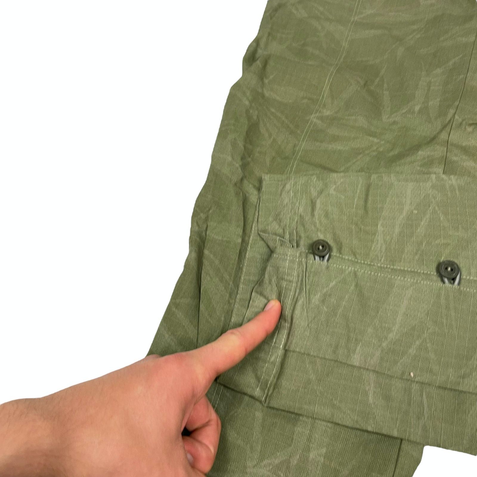 Nike ACG Vintage Nike ACG Men's Green Cargo Pant Size US 41 - 5 Thumbnail