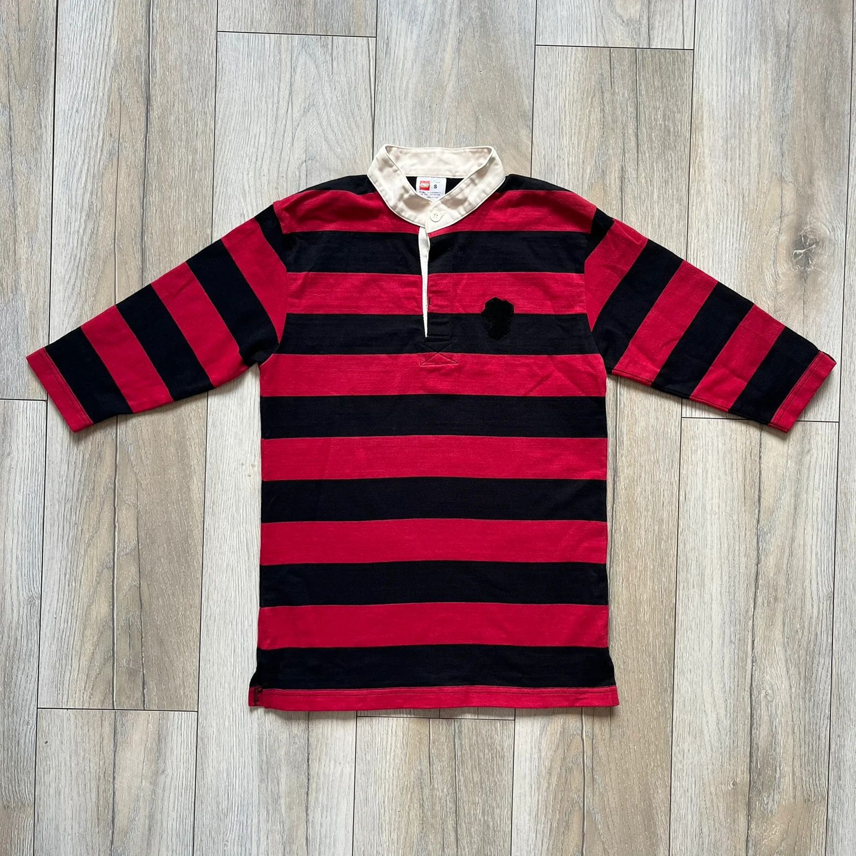 LEGO Lego 2000 Black & Red Rugby Shirt Size US S / EU 44-46 / 1 - 1 Thumbnail