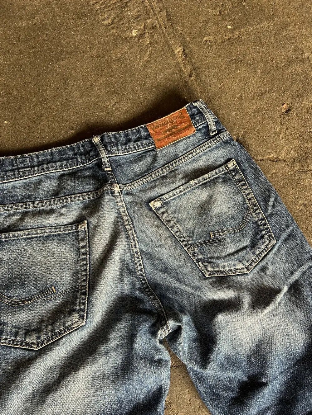 JNCO × Japanese Brand Vintage Baggy Rap sk8 Jnco Style Washed Jeans y2k Size US 32 / EU 48 - 5 Thumbnail