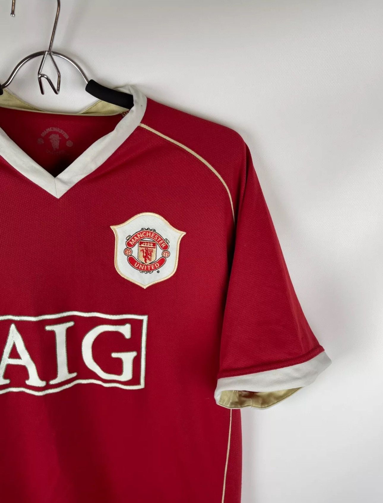Nike Nike Manchester United 2006 2007 home soccer jersey football Size US L / EU 52-54 / 3 - 3 Thumbnail