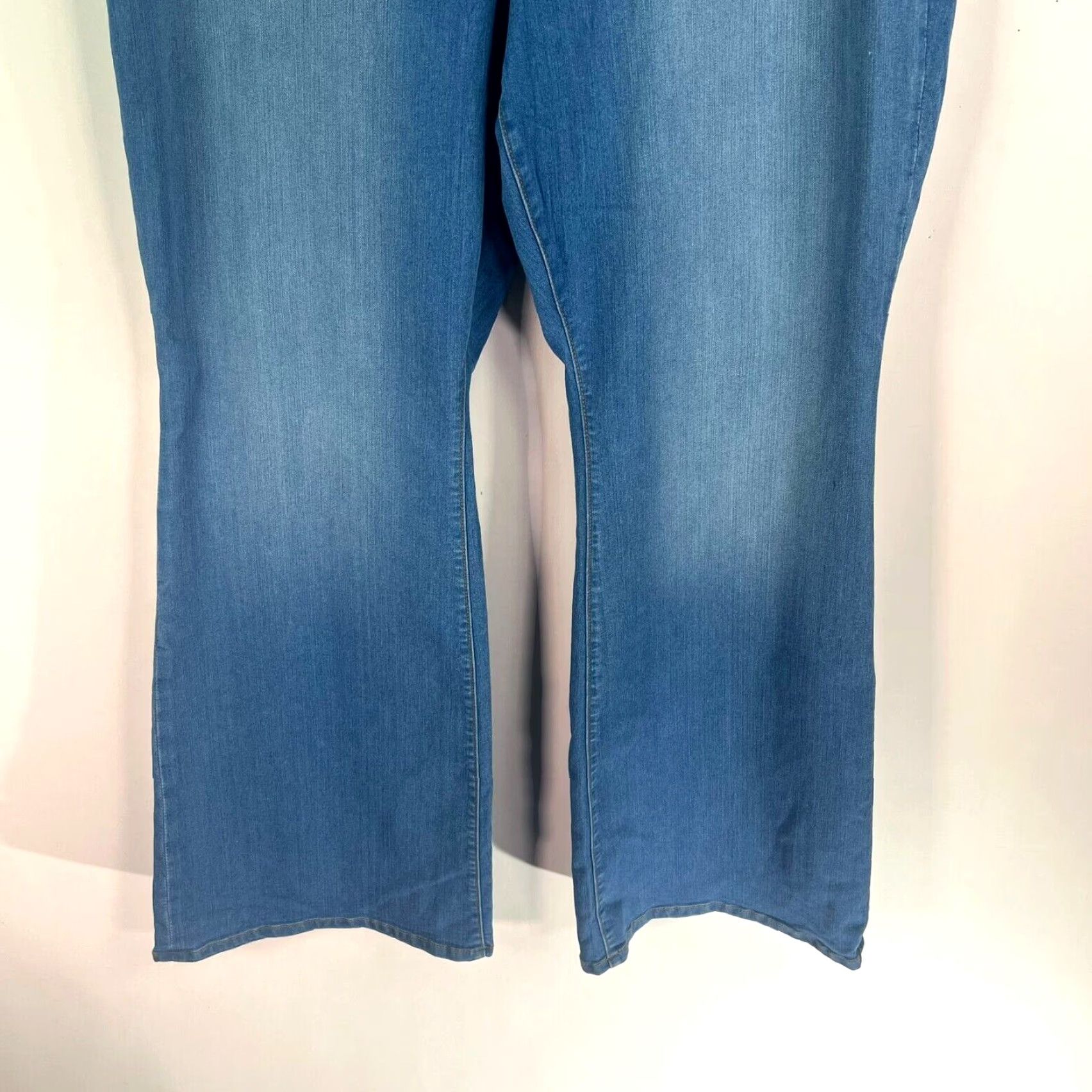 Torrid Torrid Flare Leg Denim Jeans Plus Size 18 High Rise Blue 36W 34L Womens Size 40" / US 18 - 3 Thumbnail