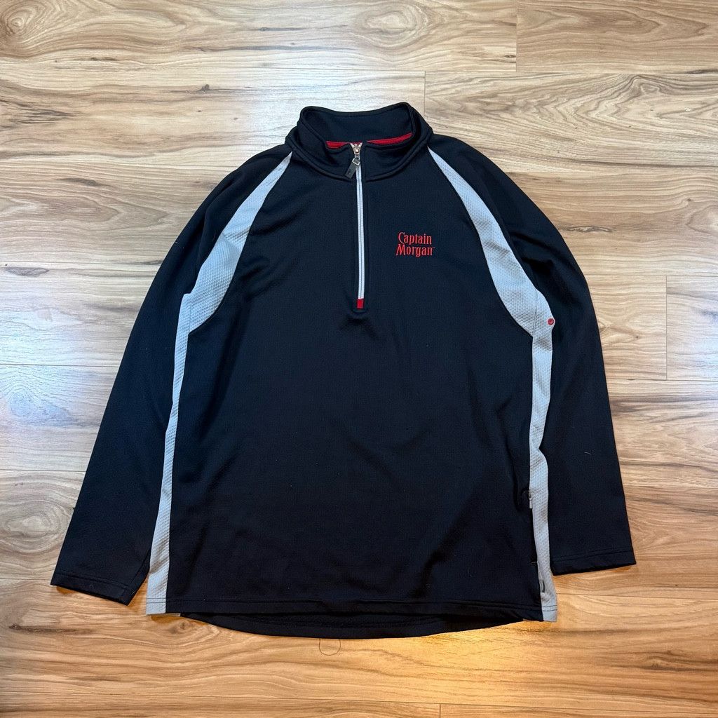 J Brand Captain Morgan Men’s XL Quarter Zip Pullover Damaged Size US XL / EU 56 / 4 - 1 Thumbnail