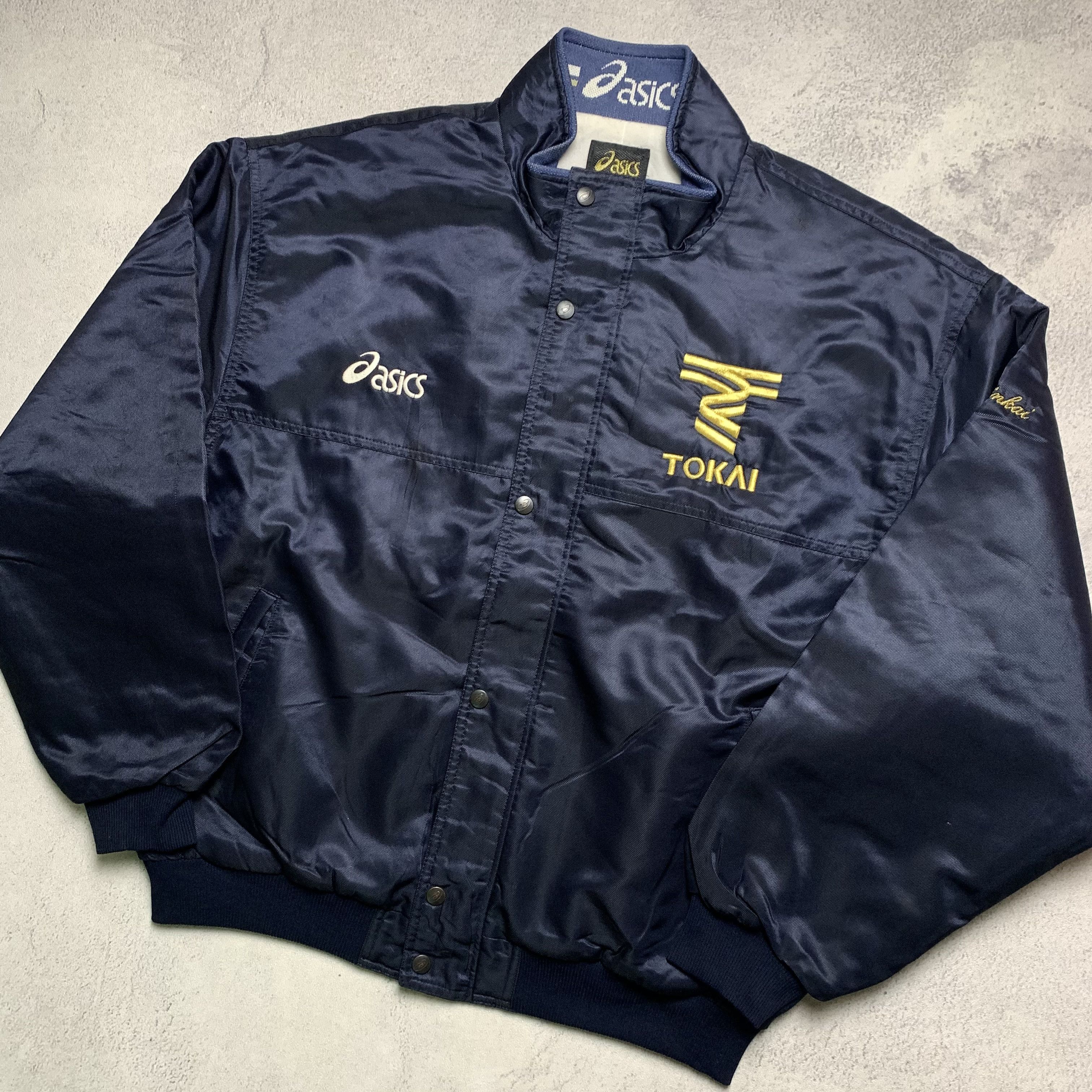 Asics Vintage Asics Tokai Baseball Jacket Size US XL / EU 56 / 4 - 2 Thumbnail