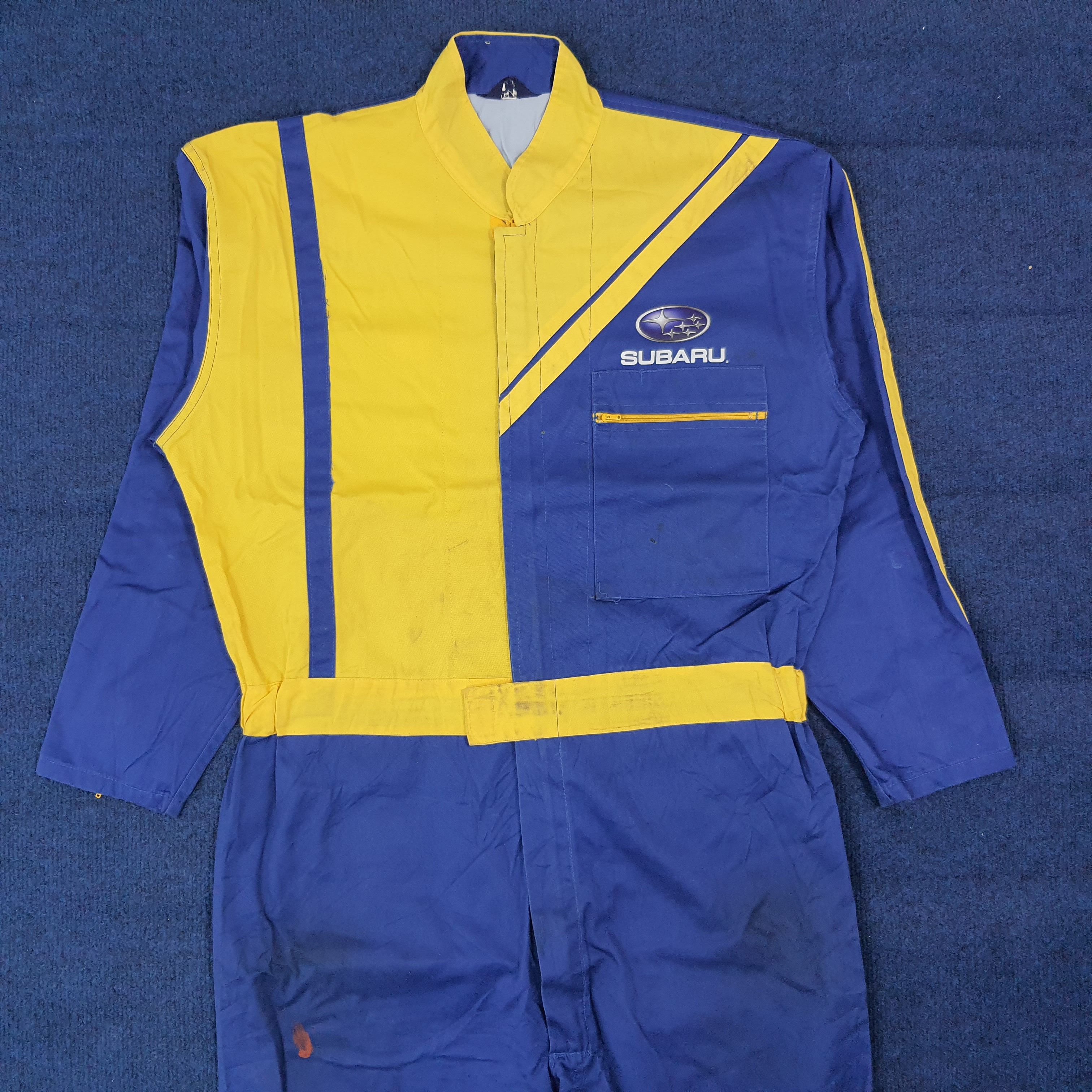 Japanese Brand Vintage Subaru Racing Motorsports Coverall C274N6 Size US L / EU 52-54 / 3 - 3 Thumbnail