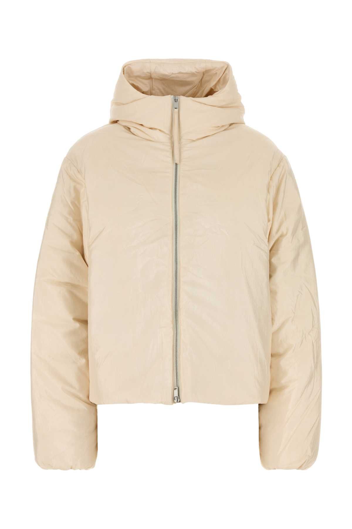 Jil Sander Cream Nylon Blend Down Jacket Size S / US 4 / IT 40 - 1 Thumbnail