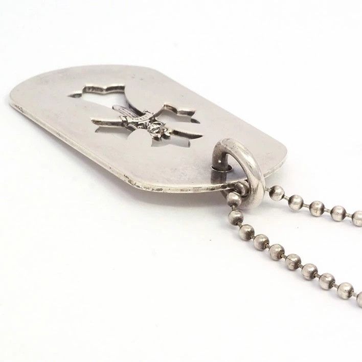 Chrome Hearts CHROME HEARTS CUT OUT CROSS DAGGER DOG TAG CHAIN NECKLACE Size ONE SIZE - 5 Thumbnail