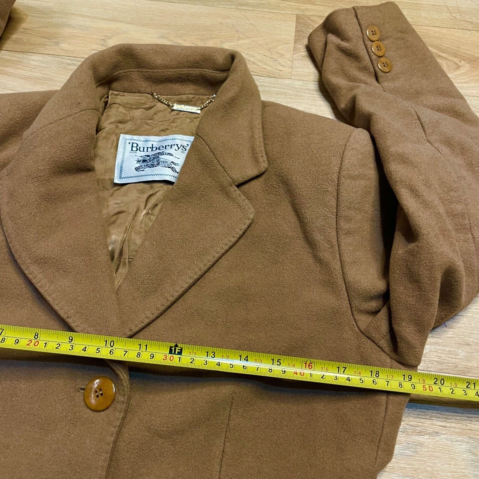 Burberry Vintage Burberry WINTER TRENCH coat VIRGIN wool CASHMERE Size S / US 4 / IT 40 - 17 Thumbnail
