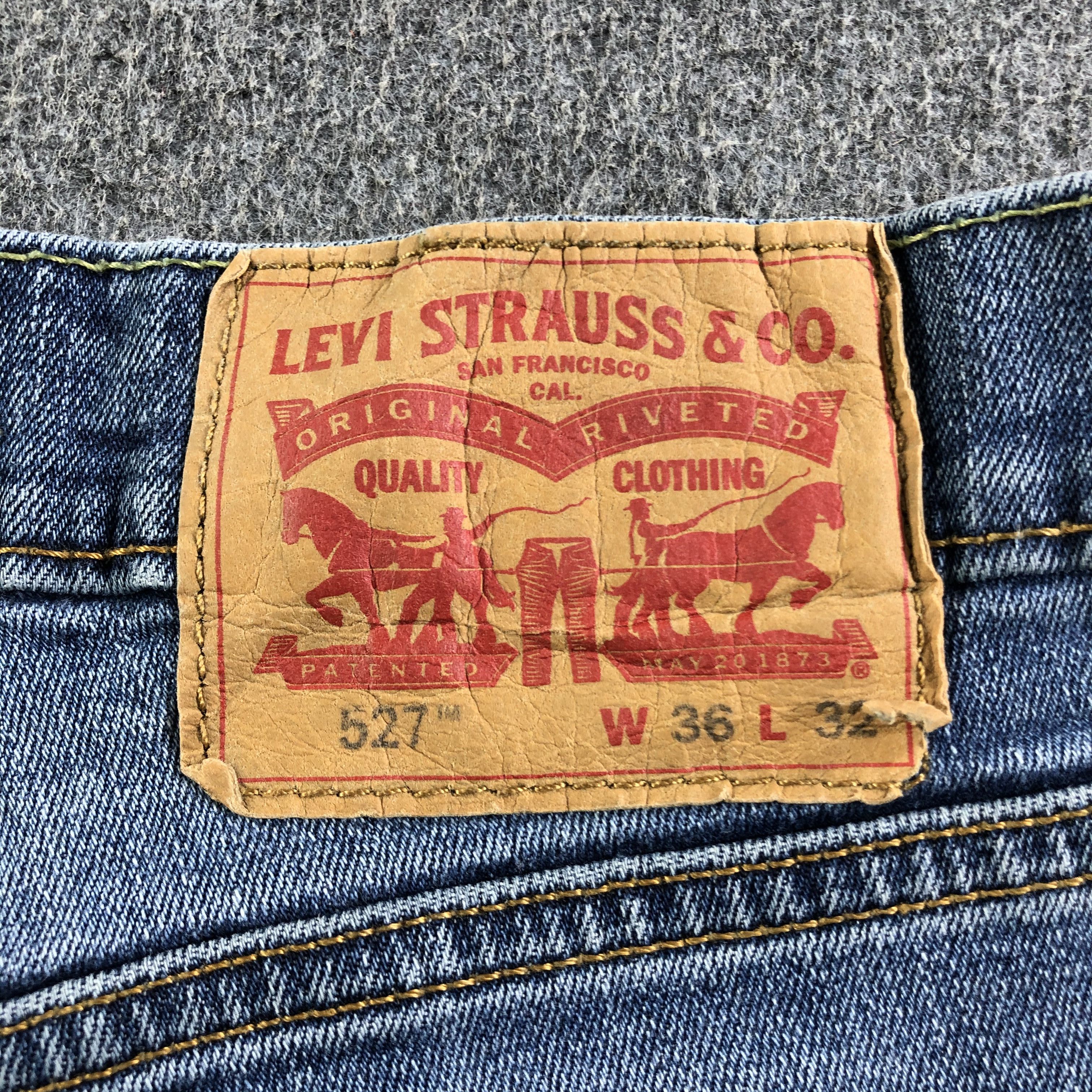 Levi's Vintage Blue Wash Levis 527 Jeans-J3515 Size US 36 / EU 52 - 5 Thumbnail