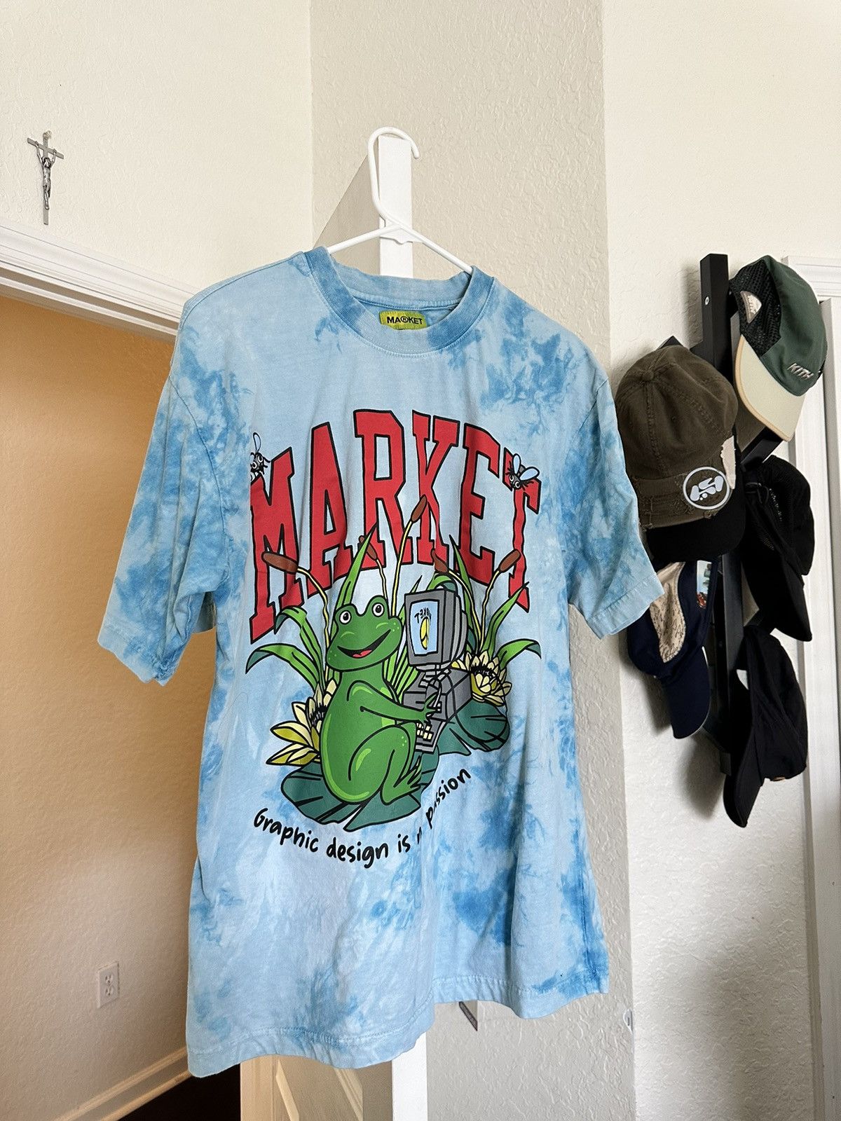 Market Market Passionate Frog Tie Dye T-Shirt Size US L / EU 52-54 / 3 - 3 Thumbnail