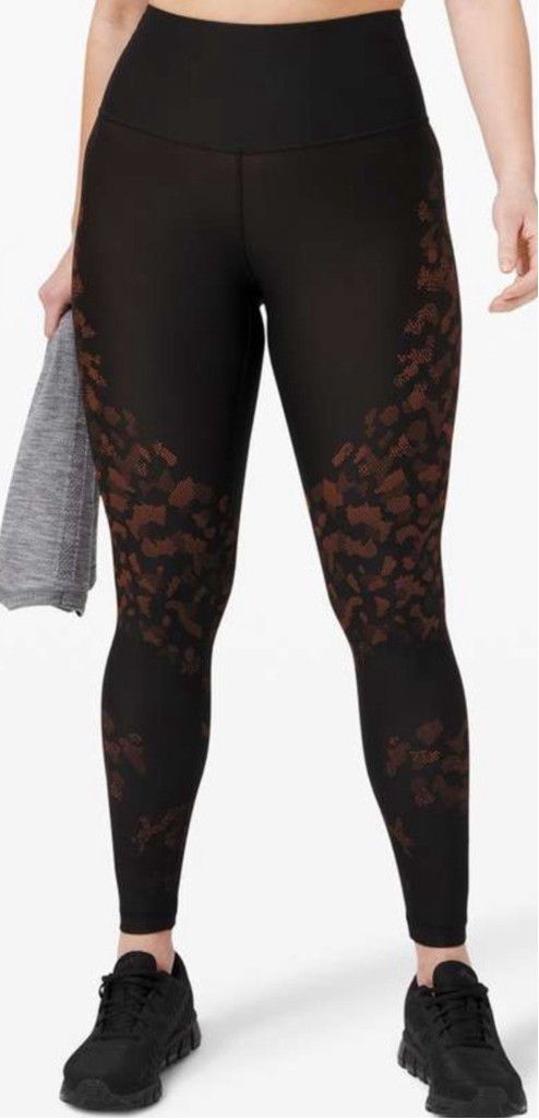Lululemon LULULEMON MAPPED OUT HR TIGHT 28” CAMO BLACK/BRICK SIZE 4 Size 27" / US 4 / IT 40 - 9 Thumbnail