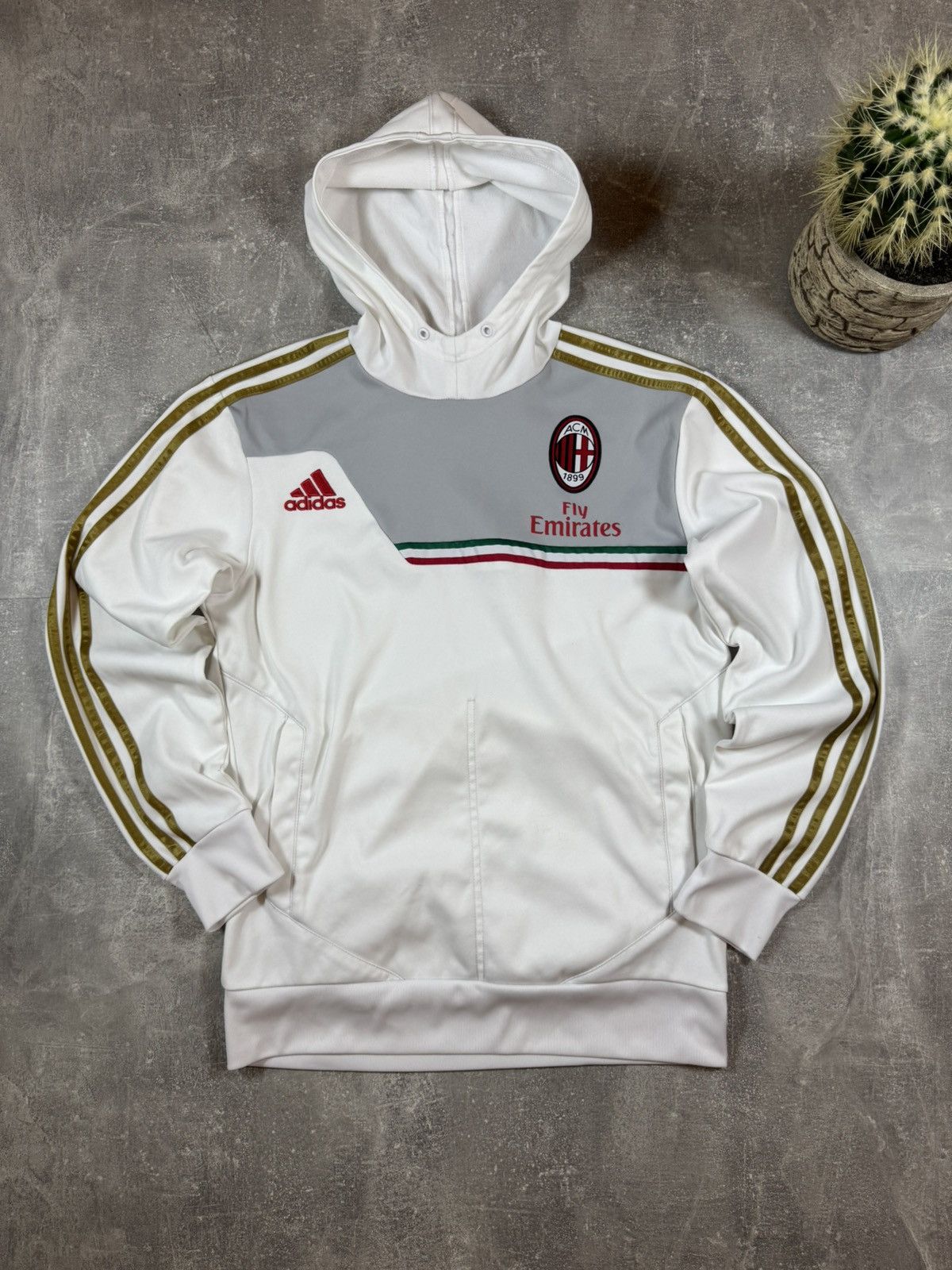 Adidas Vintage Adidas Milan Hoodie Sweatshirt Size US L / EU 52-54 / 3 - 2 Thumbnail