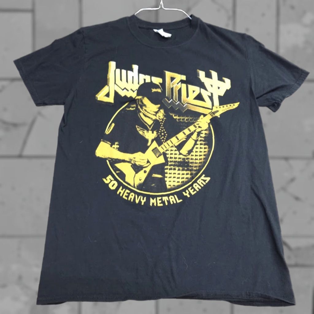 Doublet Judas Priest T-shirt Black Medium Double Sided 50 Years Tipton Foundation Band Mens T-Shirt Size US M / EU 48-50 / 2 - 1 Thumbnail