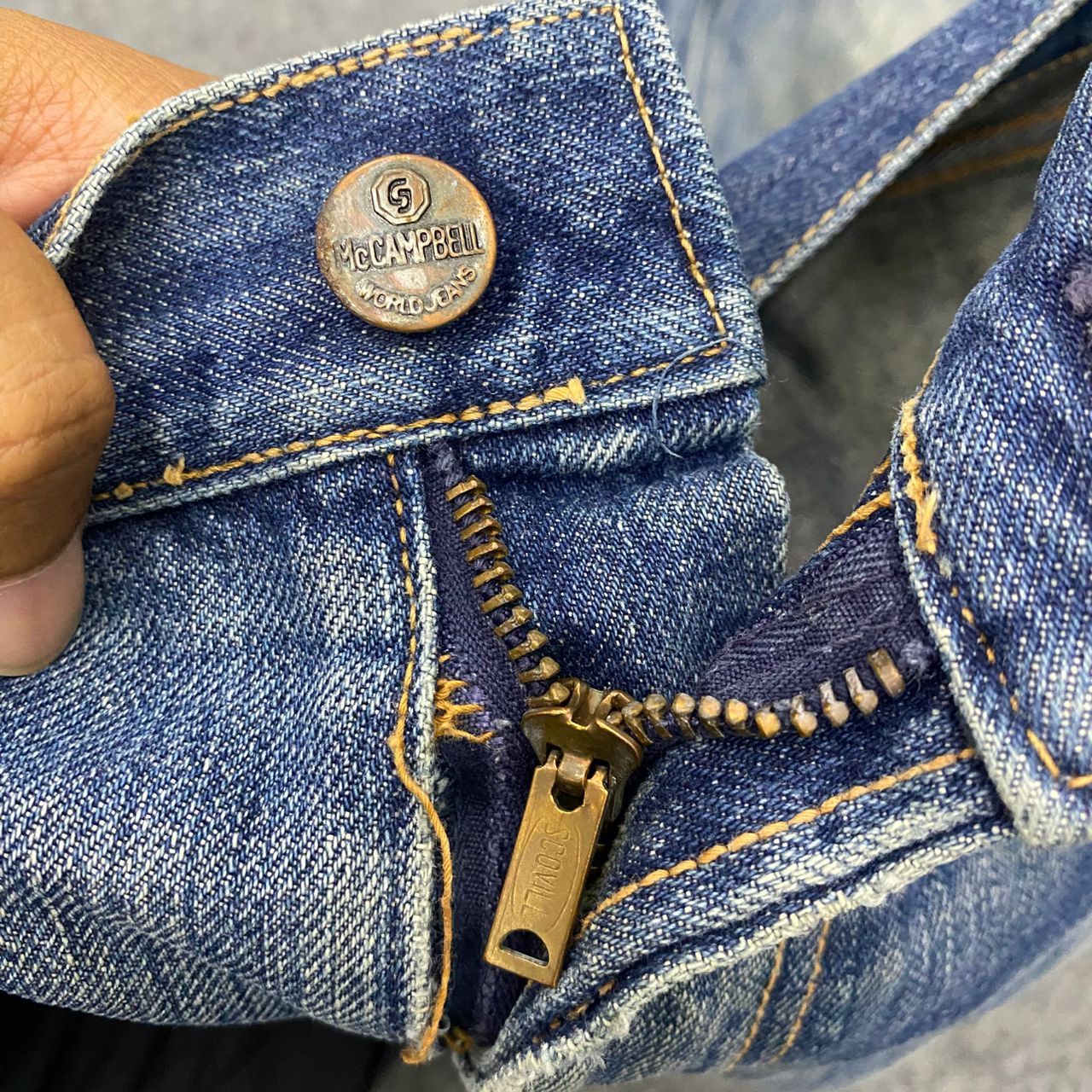 Japanese Brand 💥Best Offer💥Vintage Mc Campbell Bootcut Distressed Denim Size US 30 / EU 46 - 16 Thumbnail