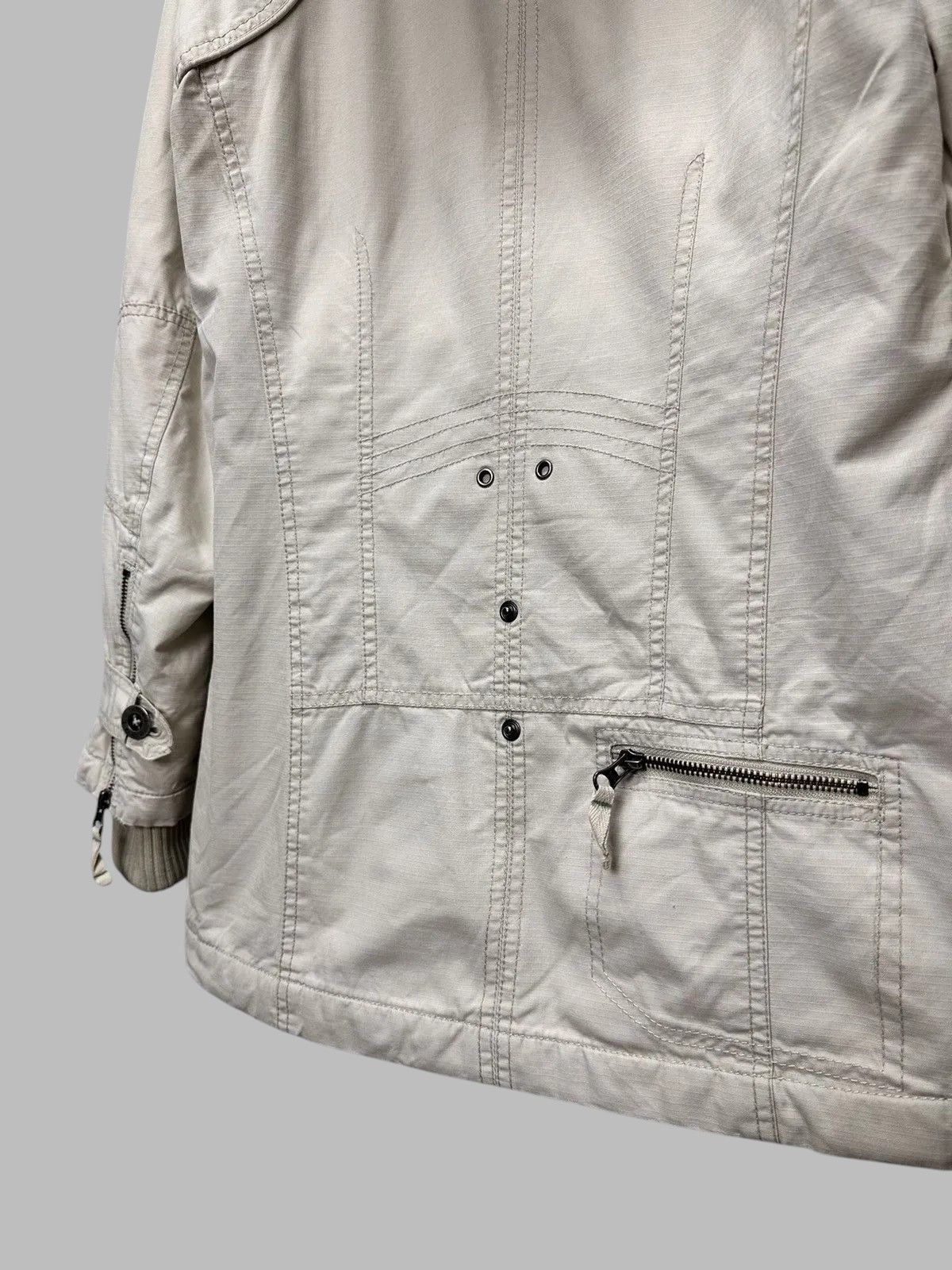 If Six Was Nine Jacket Beige Vintage Fur GOA Tornado Style Streetwear Size US M / EU 48-50 / 2 - 11 Thumbnail