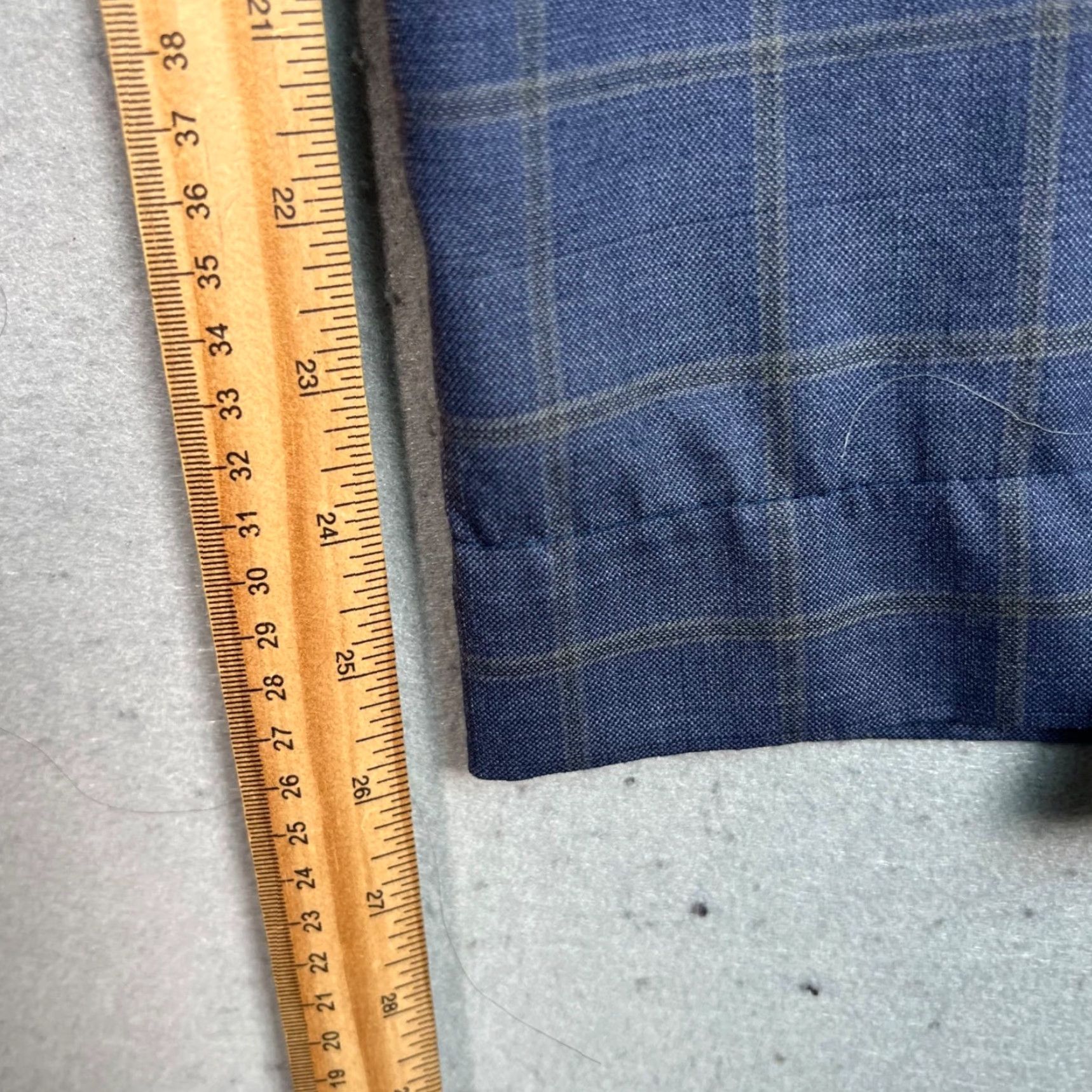 Bonobos BONOBOS Mens Blue Plaid Wool Blend Dress Pants Size 28 Athletic Fit Size US 28 / EU 44 - 7 Thumbnail