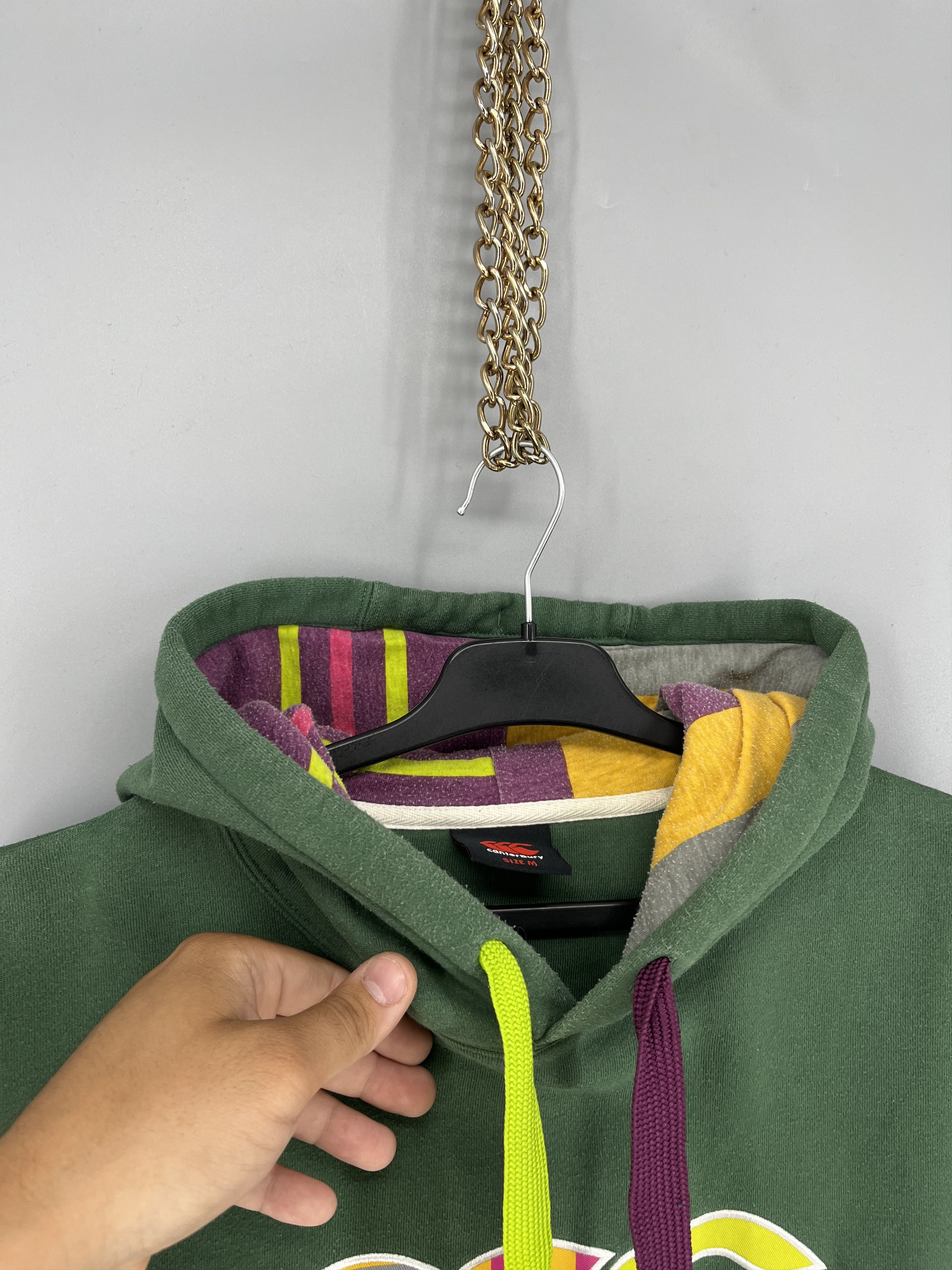 Other Vintage Canterbury Of New Zealand Rugby Green Hoodie M Size US M / EU 48-50 / 2 - 8 Thumbnail