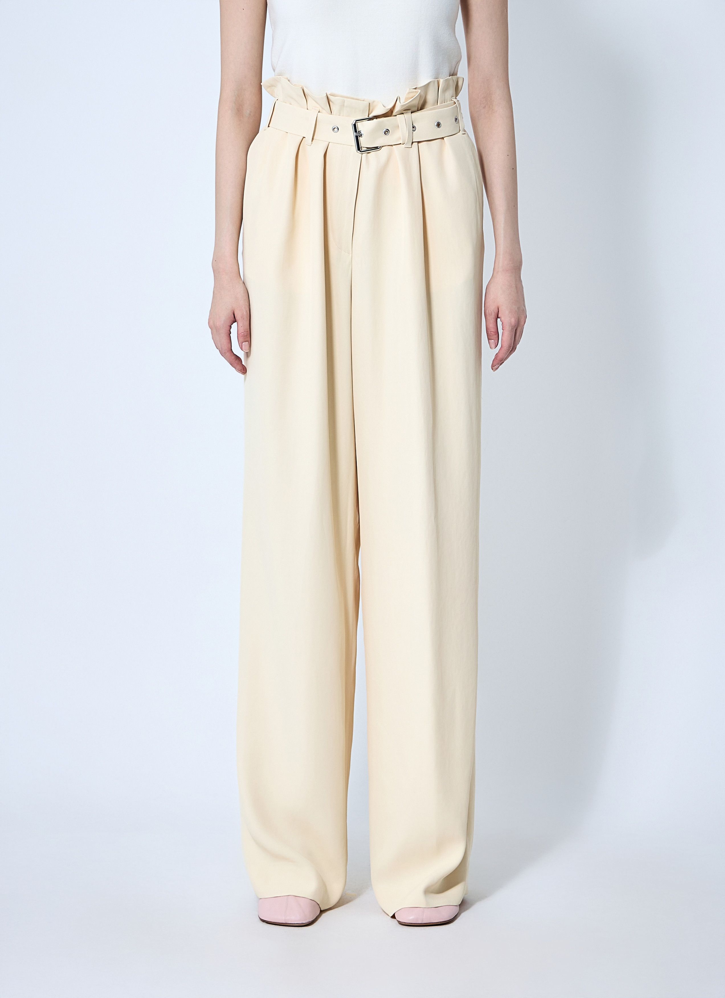 Dries Van Noten Belted Pants Size 28" / US 6 / IT 42 - 1 Thumbnail