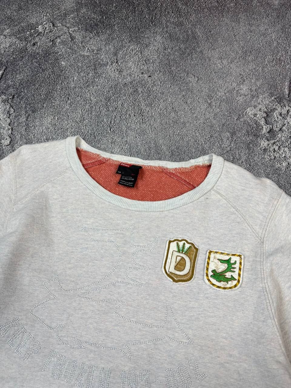 Diesel Y2K Diesel 2000s Designer Sweatshirt Vintage Size US L / EU 52-54 / 3 - 7 Thumbnail