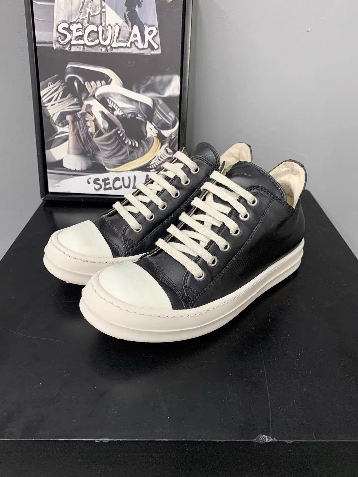 Rick Owens Rick Owens Low-Top Big Converse K34 Size US 6 / IT 36 - 1 Thumbnail