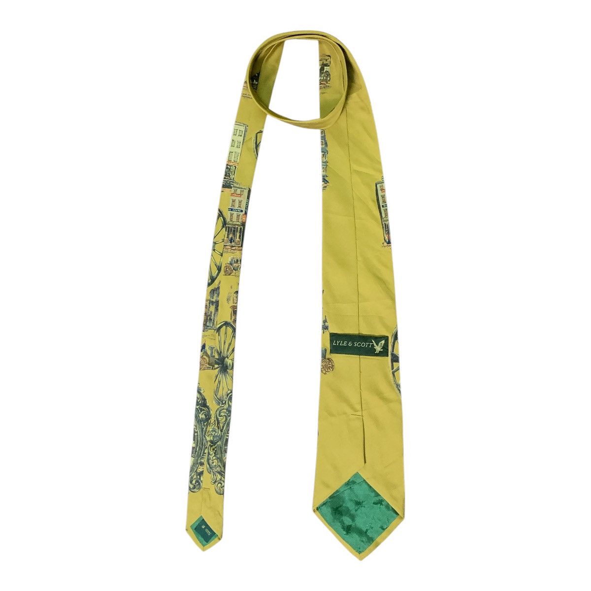 Lyle & Scott × Vintage Rare Design Vintage Lyle & Scott Ties Size ONE SIZE - 2 Thumbnail