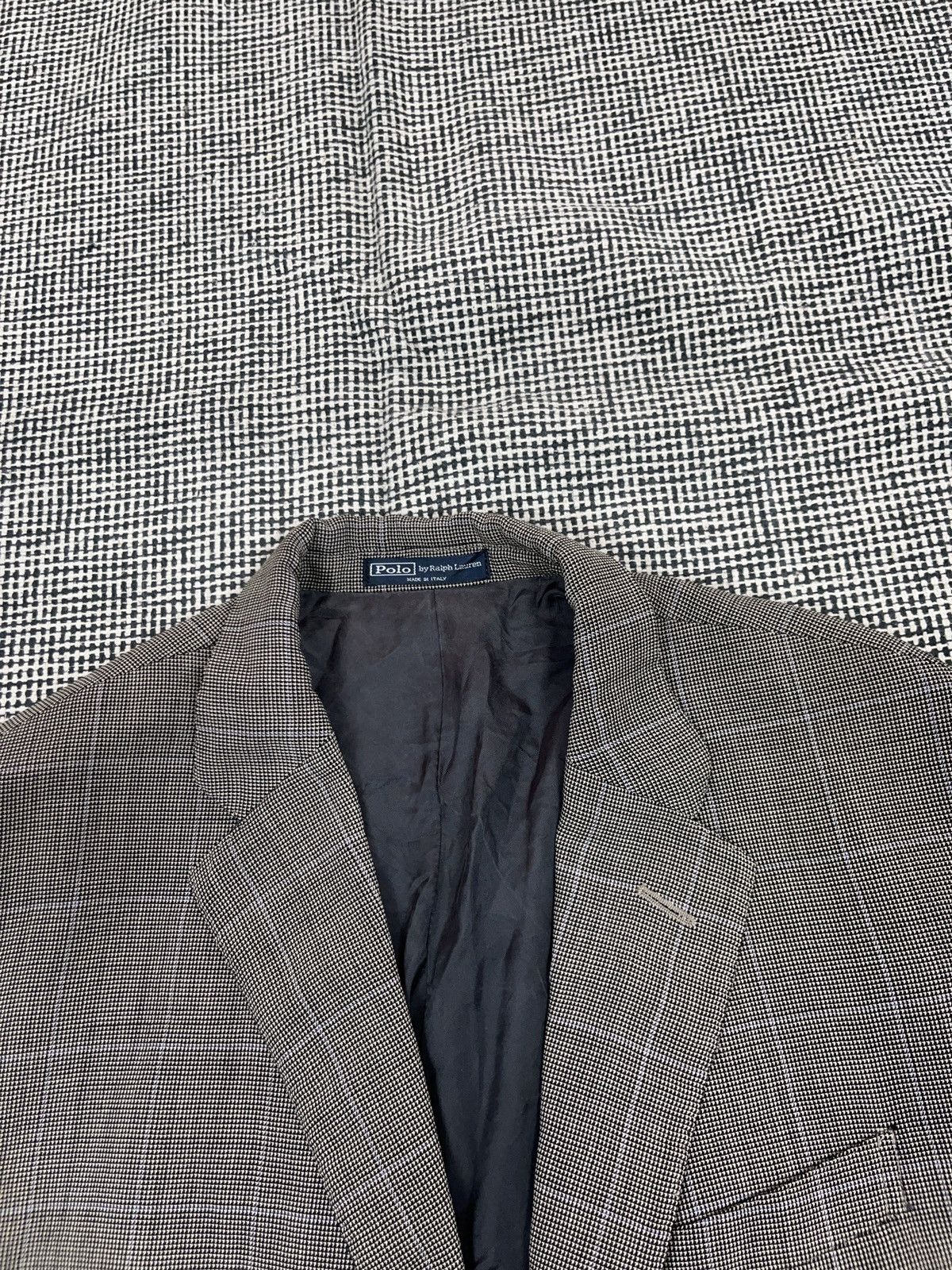 Designer ➕ polo Ralph Lauren wool & mohair 2 buttons blazer jacket Size 44R - 3 Thumbnail