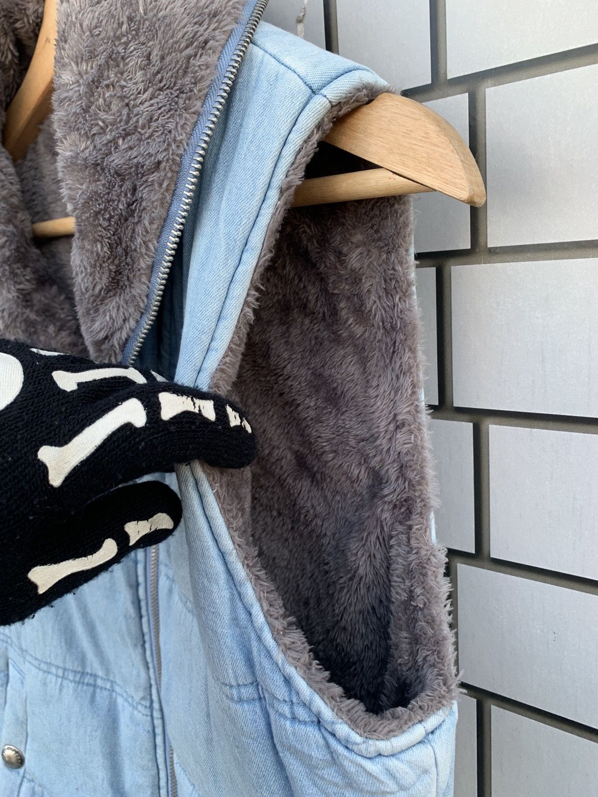 Indigo × Japanese Brand Vintage Japanese Brand Look Jeans Reversible Vest Size US M / EU 48-50 / 2 - 8 Thumbnail