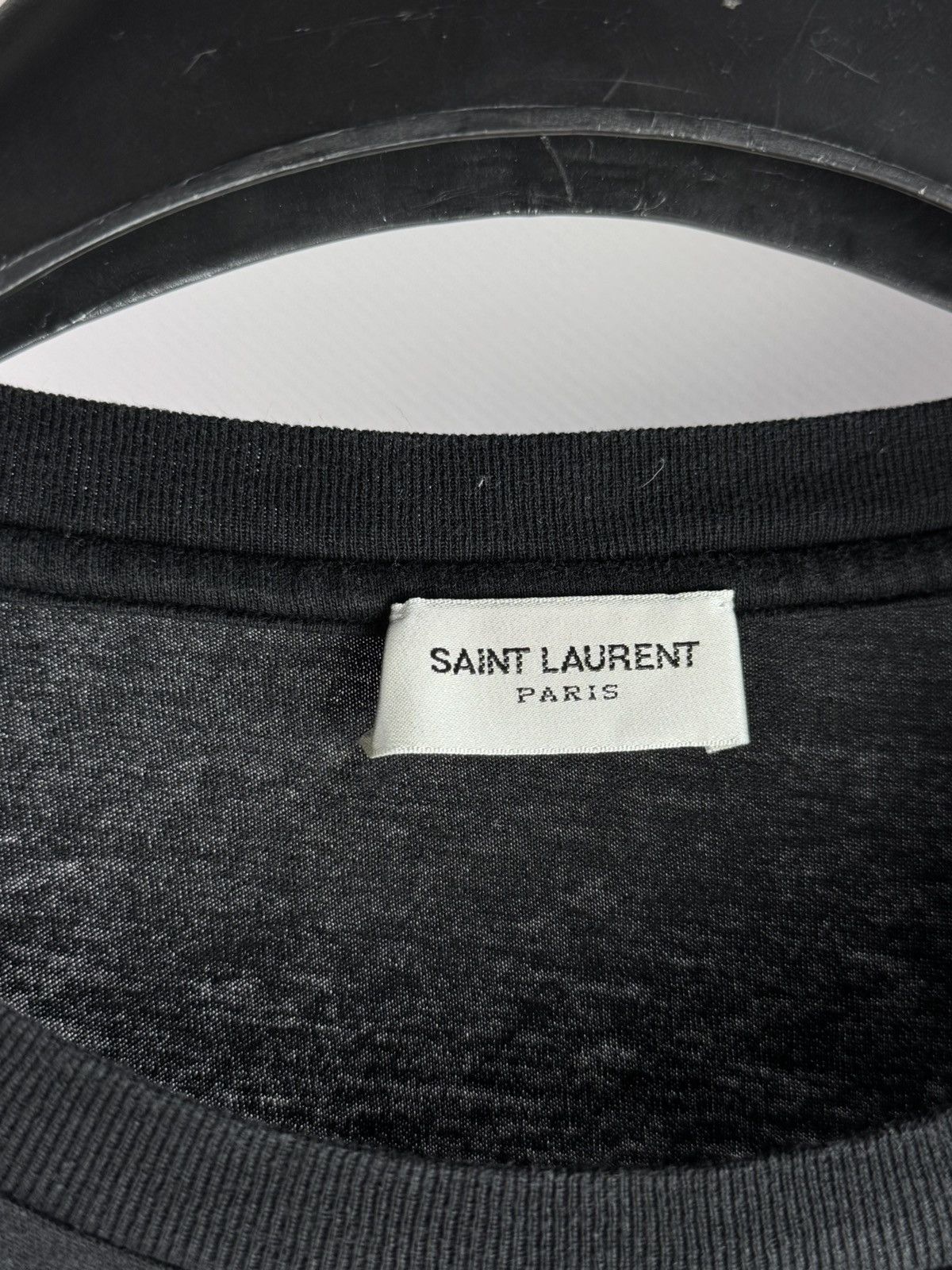 Saint Laurent Paris Saint Laurent Paris Signature Women’s Top T-Shirt Size L / US 10 / IT 46 - 5 Thumbnail