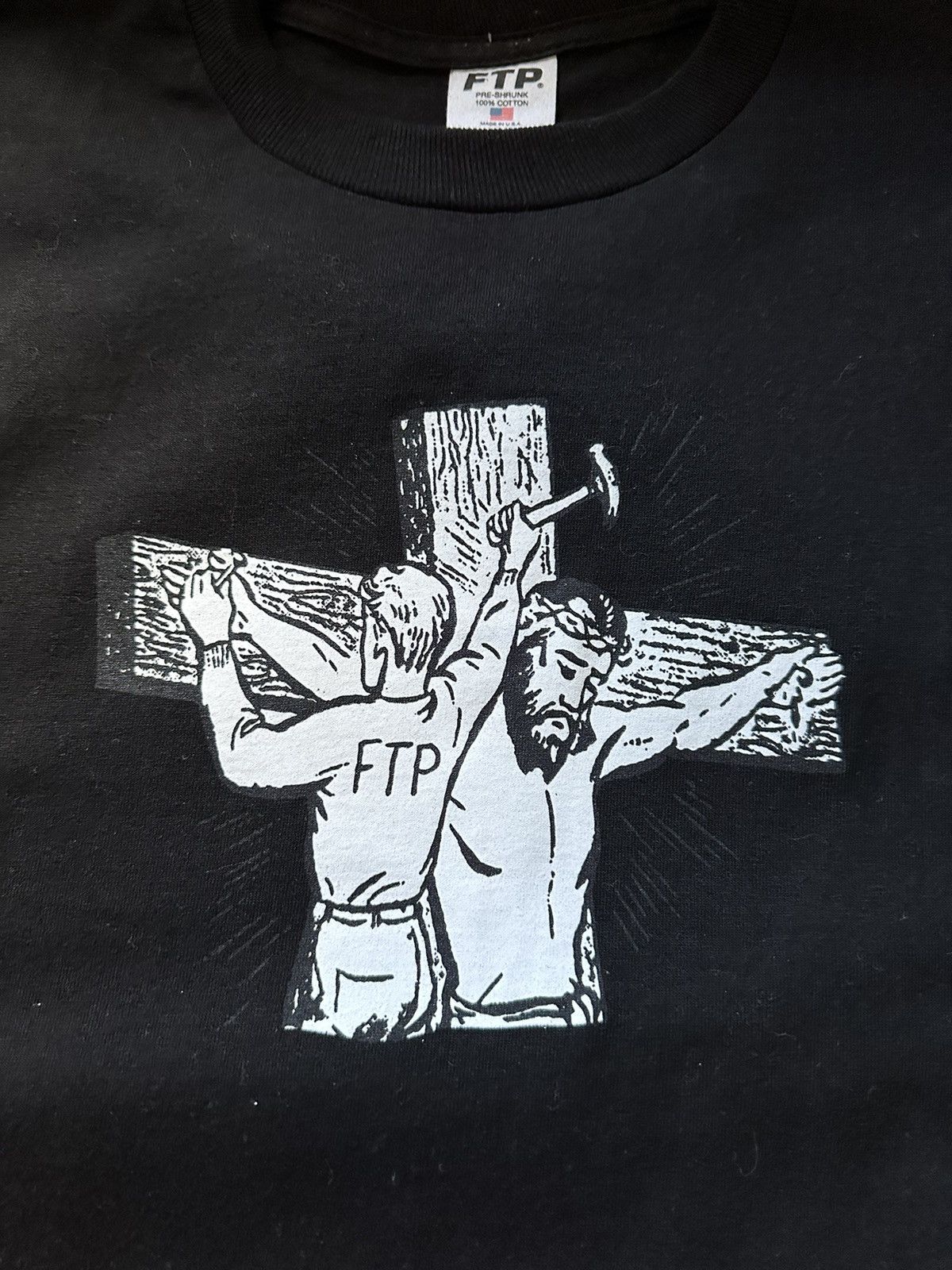 Fuck The Population FTP Jesus Christ Cross Tee Size US S / EU 44-46 / 1 - 2 Thumbnail
