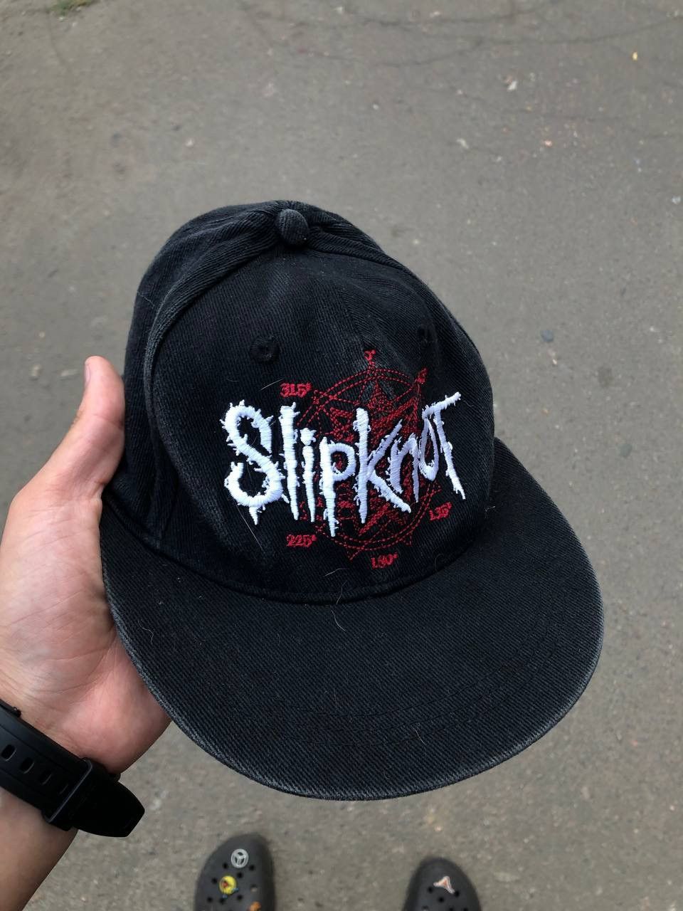 Band Tees × Vintage VERY RARE SLIPKNOT RETRO ROCK CAP MADE IN USA CASUAL Y2K 90s Size ONE SIZE - 2 Thumbnail