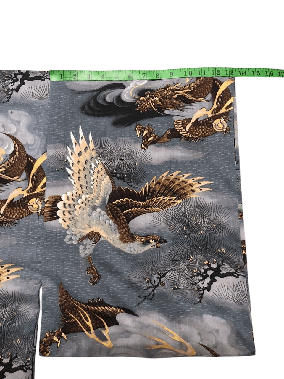 Japanese Brand Vintage Long Kimono Cardigan Dragon Fight With Bird Size US M / EU 48-50 / 2 - 16 Thumbnail