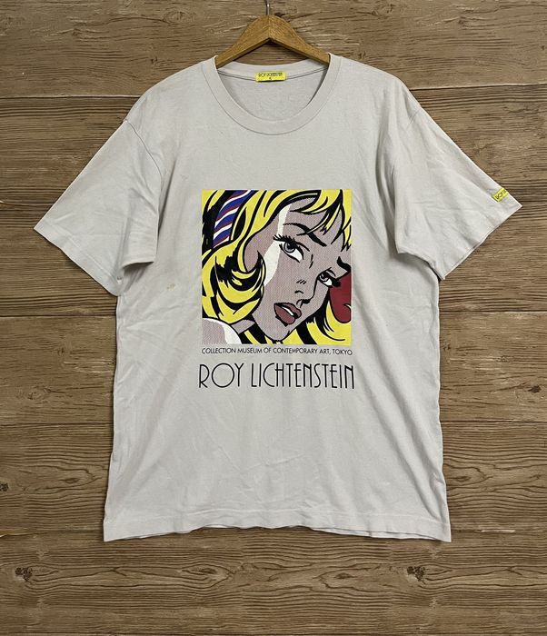 Vintage Vintage Roy Lichtenstein T shirt XL Pop Art Tokyo Rare