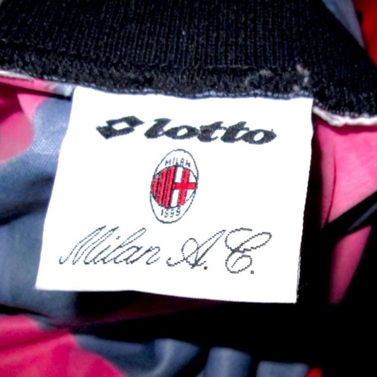 Lotto Sport Ac Milan Italy 1993 1994 Home Shirt Jersey Maglia Size US M / EU 48-50 / 2 - 4 Thumbnail