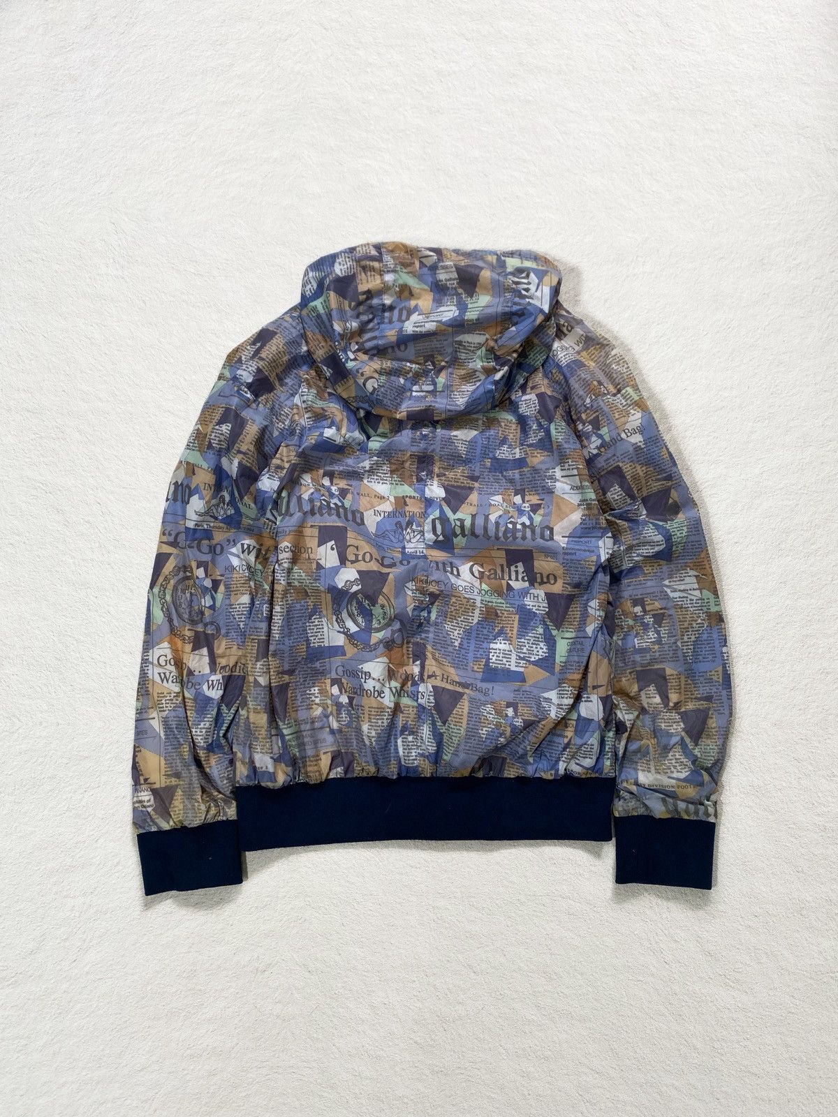 John Galliano RARE❤️‍🔥 John Galliano Lettering Print Hooded Jacket Size US M / EU 48-50 / 2 - 3 Thumbnail