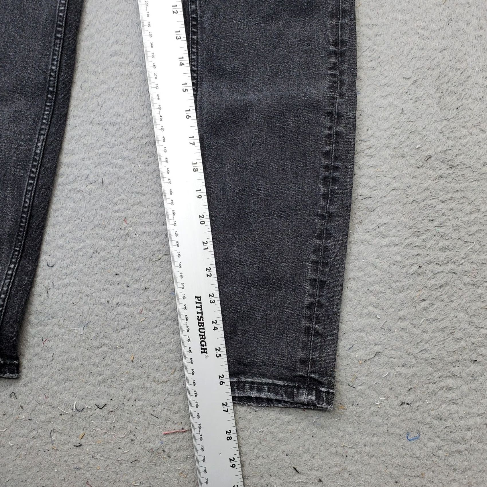 Allsaints AllSaints Jeans Womens 30 Black Denim 5-Pocket Dark Wash Comfort Skinny Leg Size 30" / US 8 / IT 44 - 4 Thumbnail
