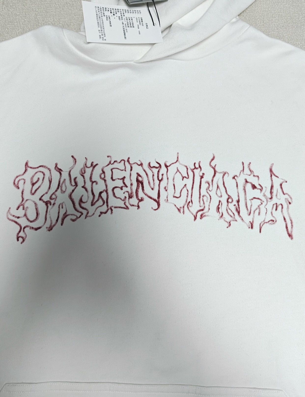 Balenciaga Balenciaga 24fw Dragon Pattern Flame Metal Hoodie2412- Size US L / EU 52-54 / 3 - 5 Thumbnail