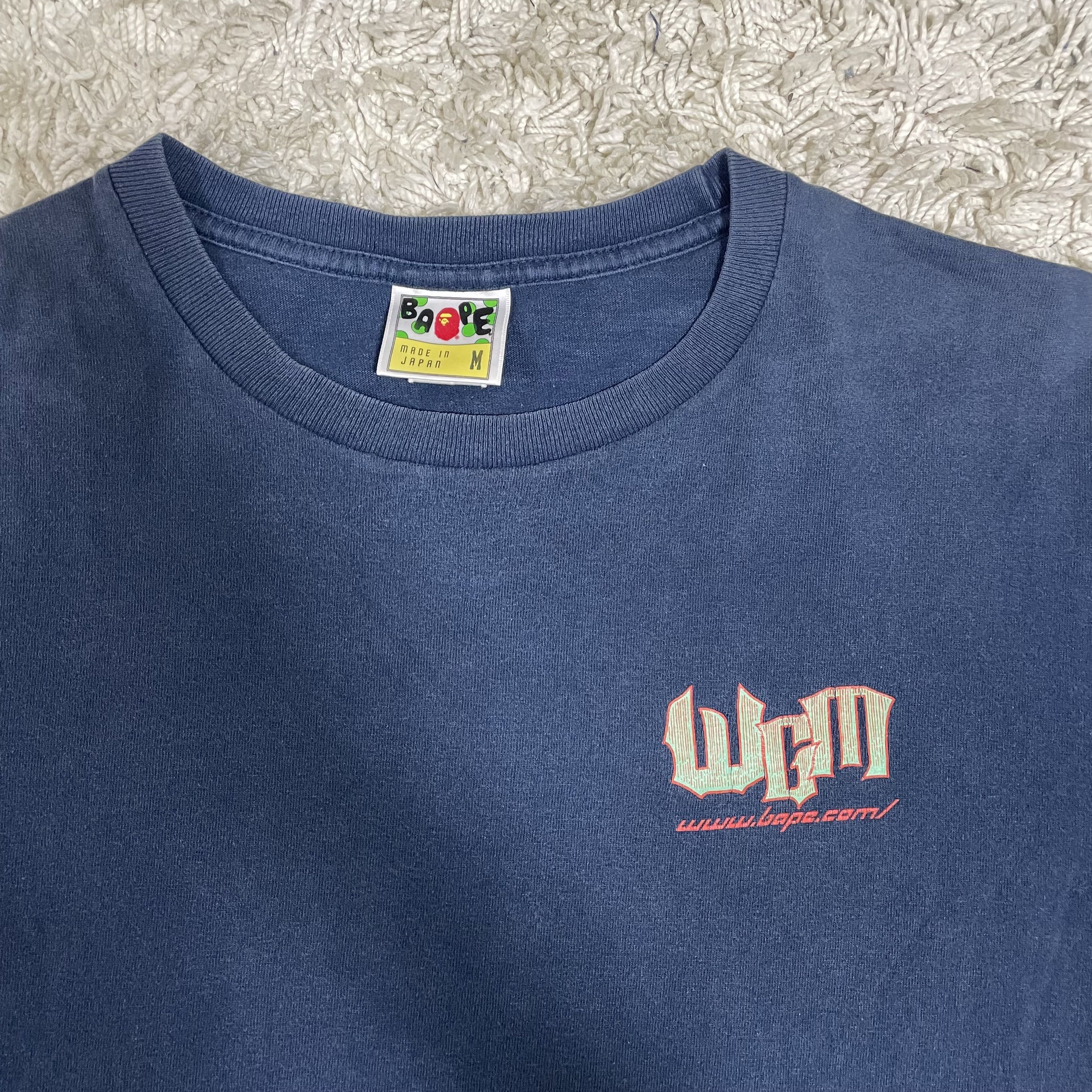 Bape WGM Embroidered Logo T-shirt back print Size US M / EU 48-50 / 2 - 3 Thumbnail