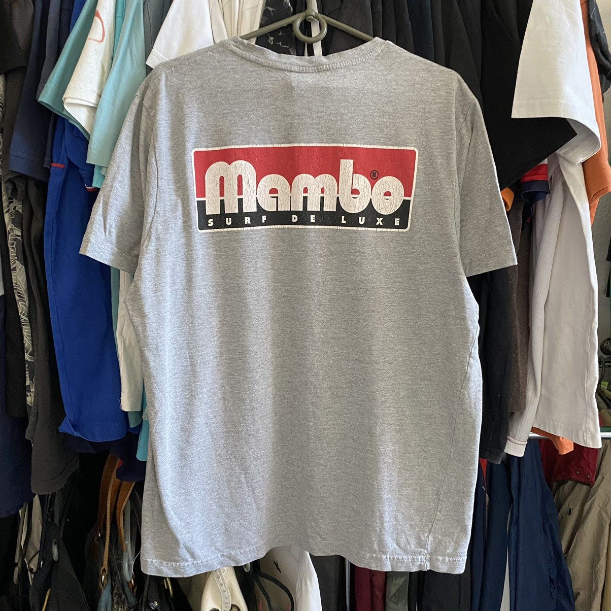 Vintage Vintage Mambo Big Logo Surf brand grey tee Size US XL / EU 56 / 4 - 1 Thumbnail