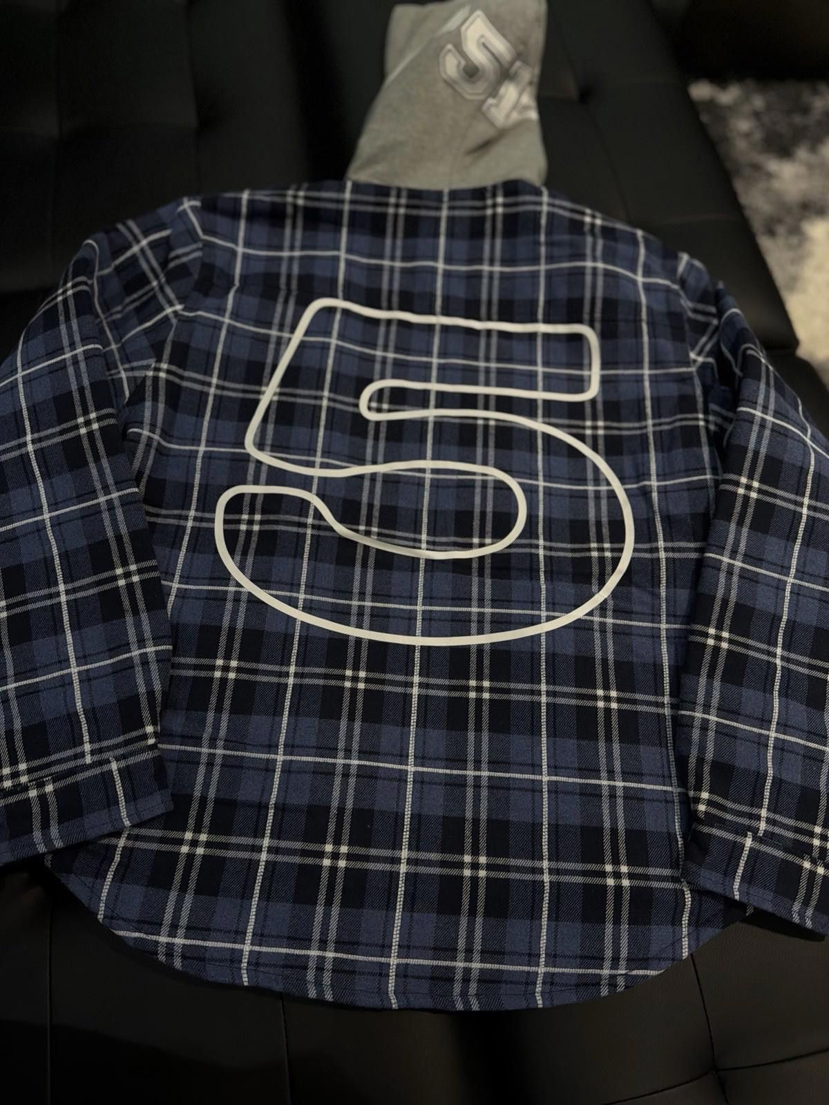 Sp5der Size Large- Sp5der Worldwide 5 Blue/Black Flannel Size US L / EU 52-54 / 3 - 9 Thumbnail