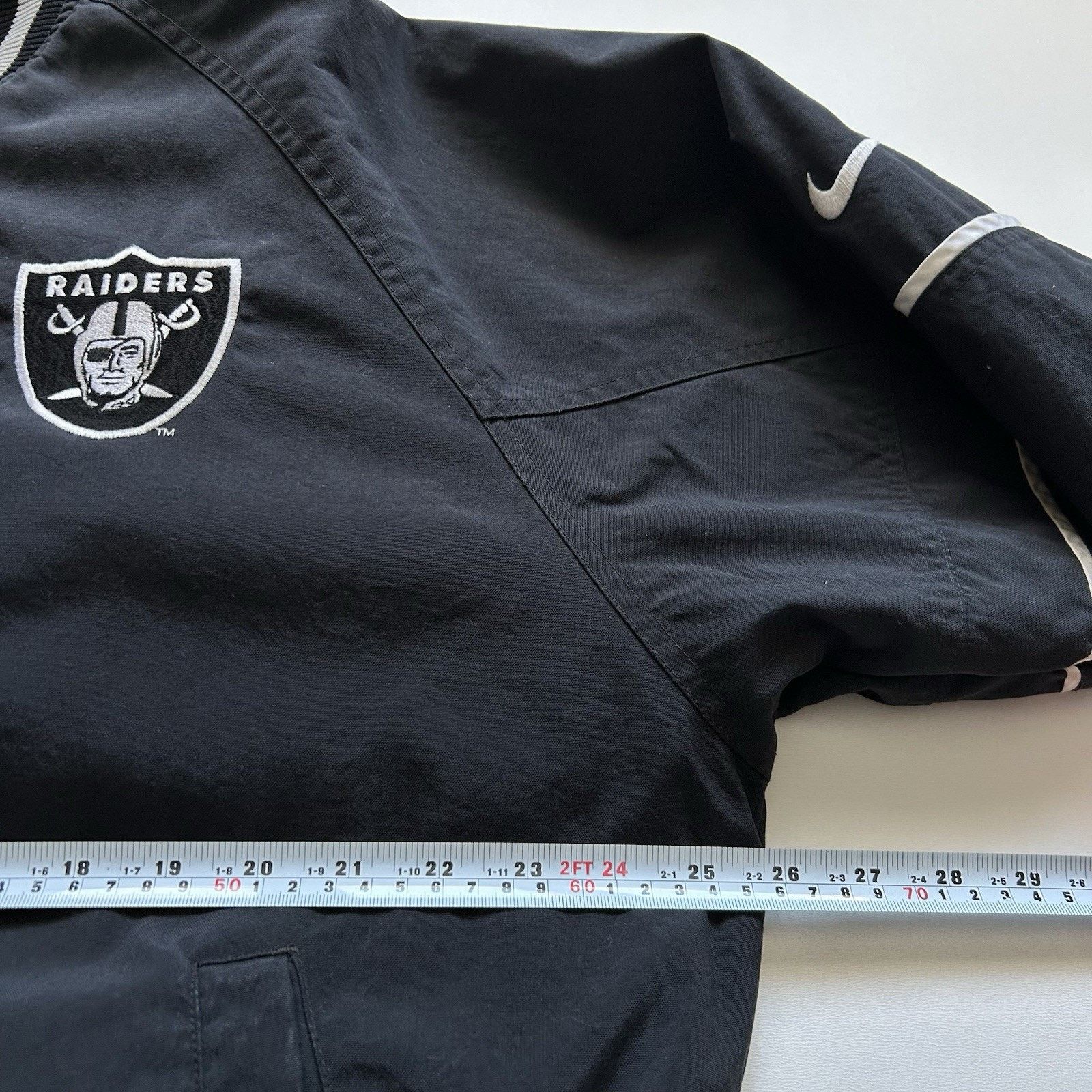 NFL Vintage 90s NFL Nike Pro Line Oakland Raiders Jacket Medium Size US M / EU 48-50 / 2 - 7 Thumbnail