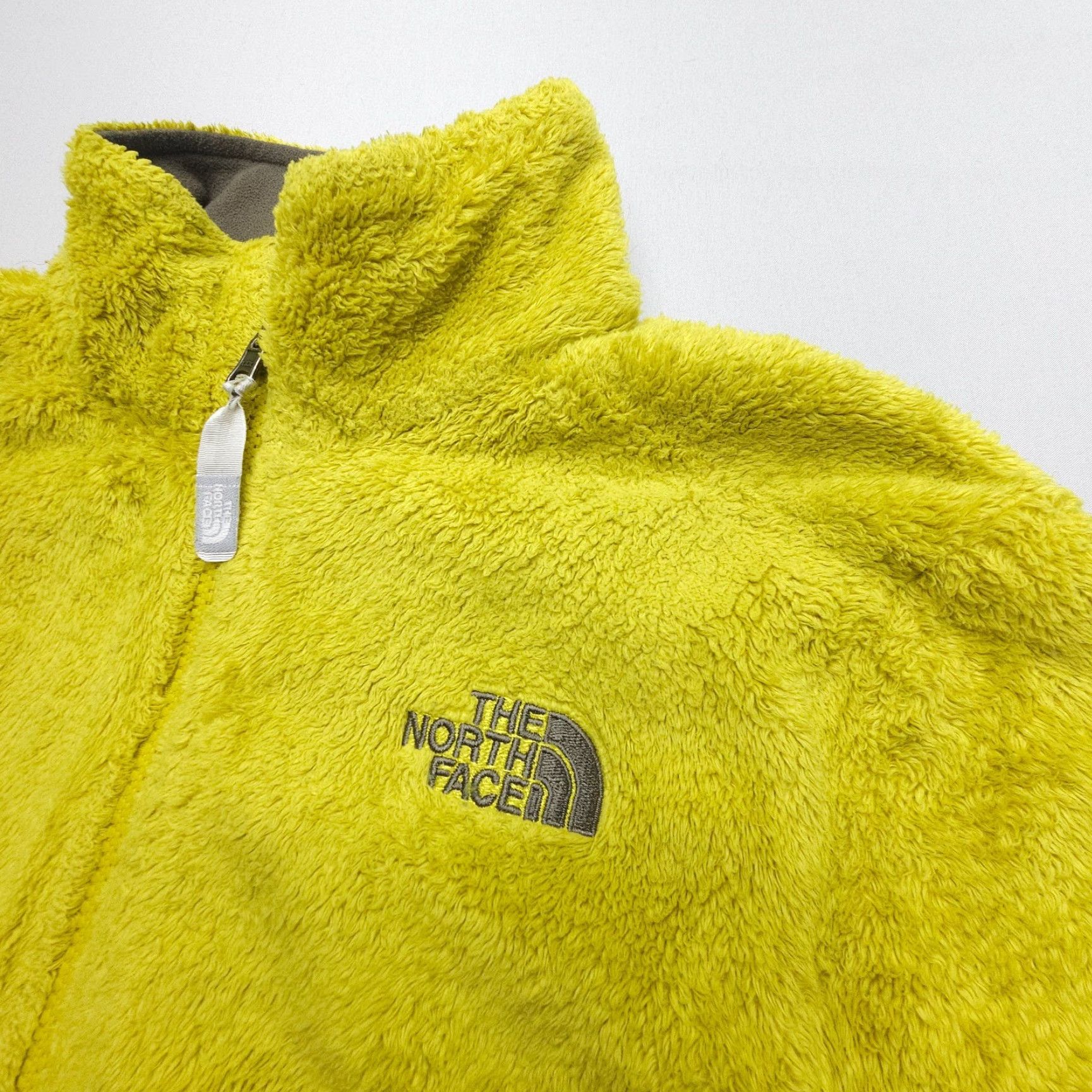 The North Face The North Face Fleece Jacket Womens Small Yellow Shaggy Y2K Gorpcore Hiking Size S / US 4 / IT 40 - 5 Thumbnail