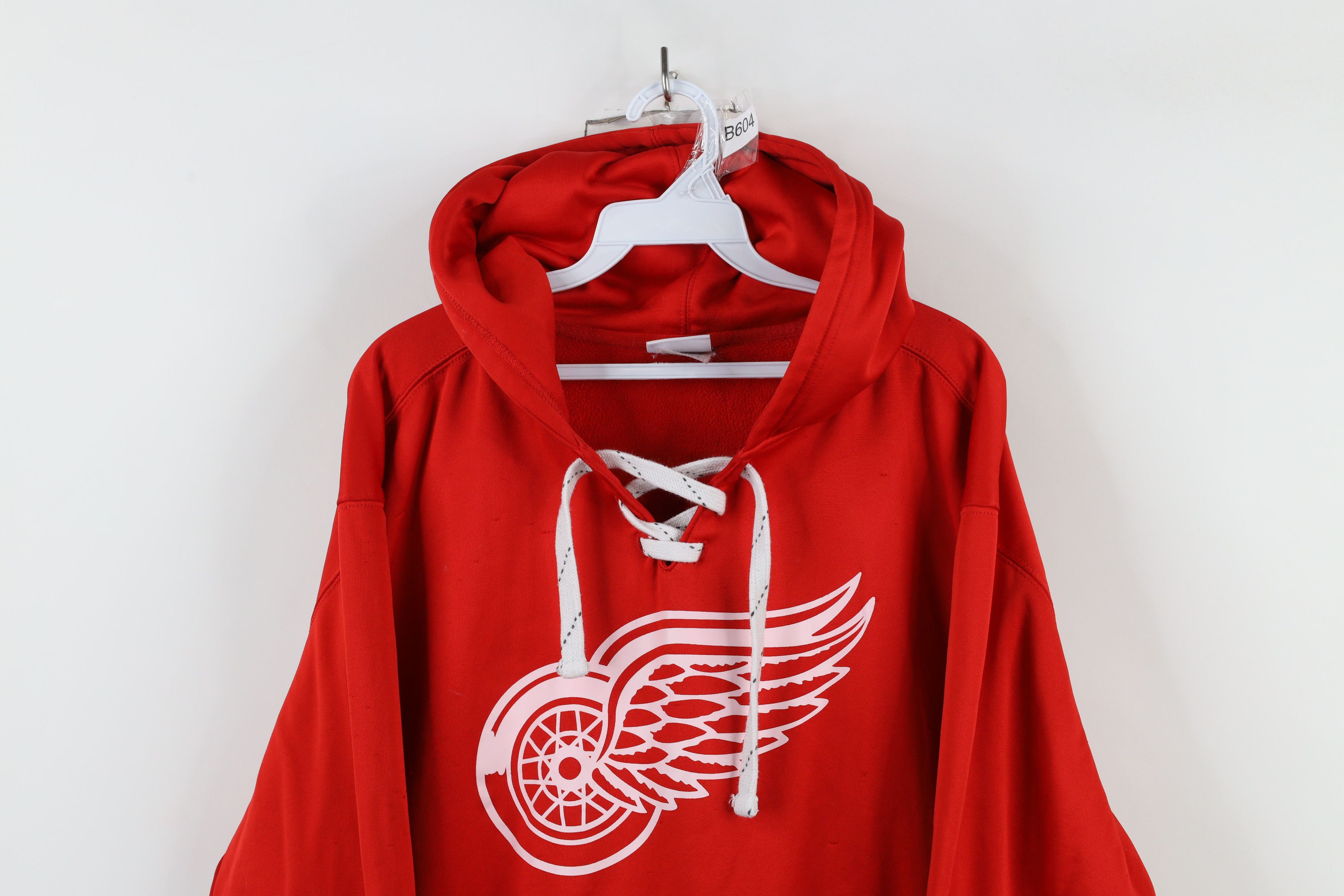 Vintage Vintage Y2K NHL Detroit Red Wings Hockey Jersey Hoodie Red Size US L / EU 52-54 / 3 - 2 Thumbnail