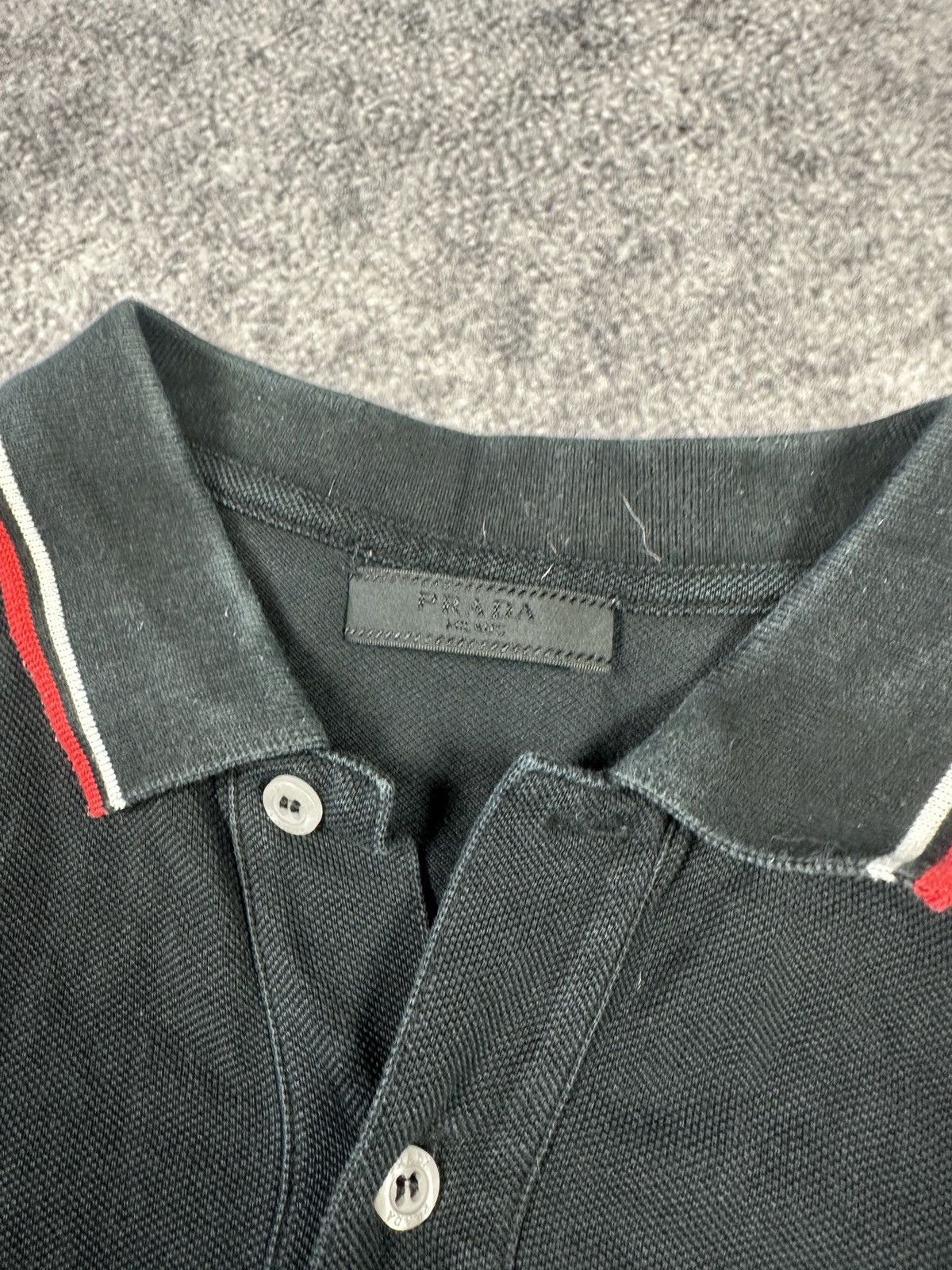 Prada Prada Black Tab Polo Streetwear Luxury Rare M Casual USA Size US M / EU 48-50 / 2 - 3 Thumbnail